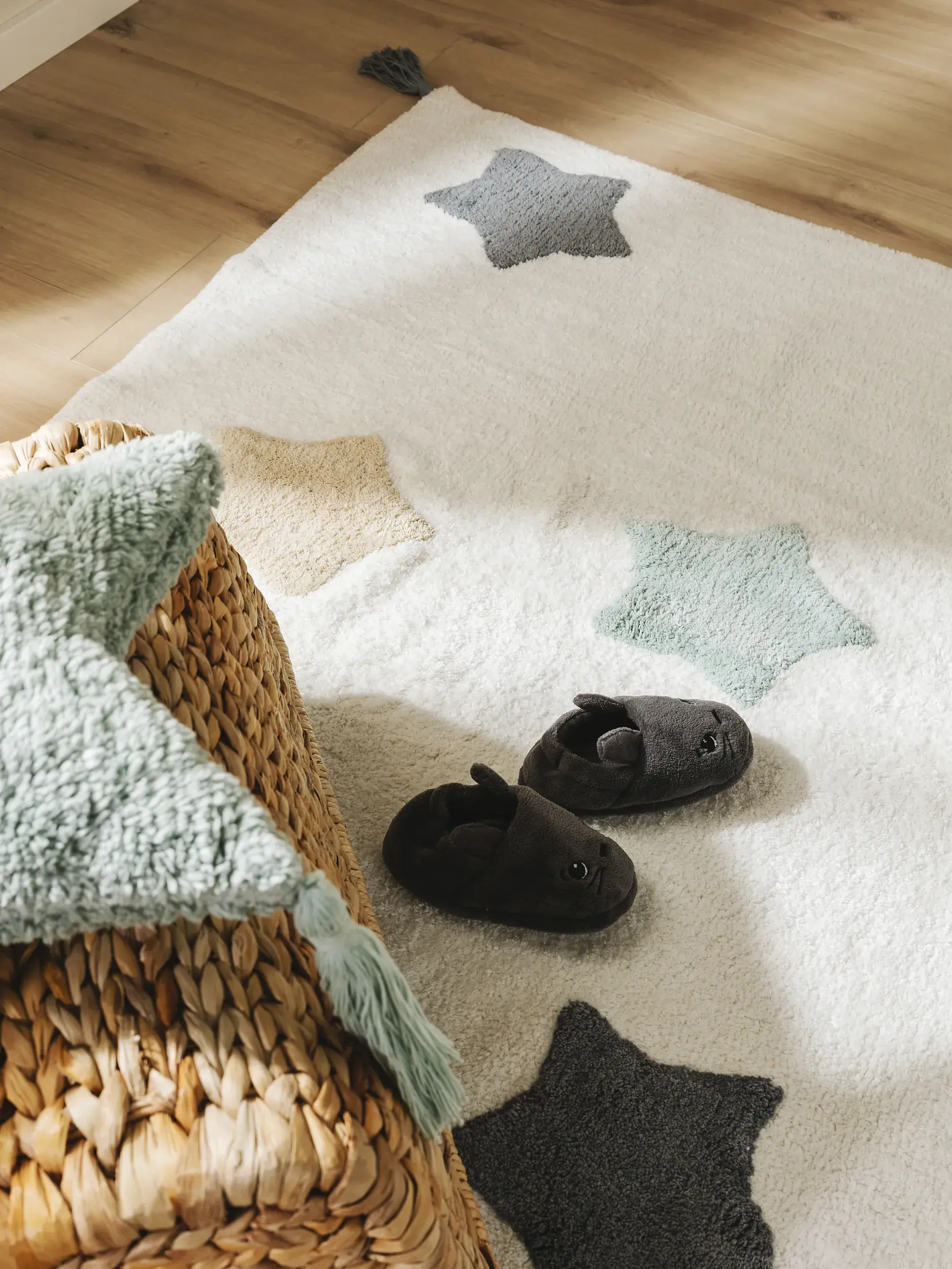 Tapis en 100% Coton en Multicouleur avec une pile de 100% Coton de hauteur de Lytte