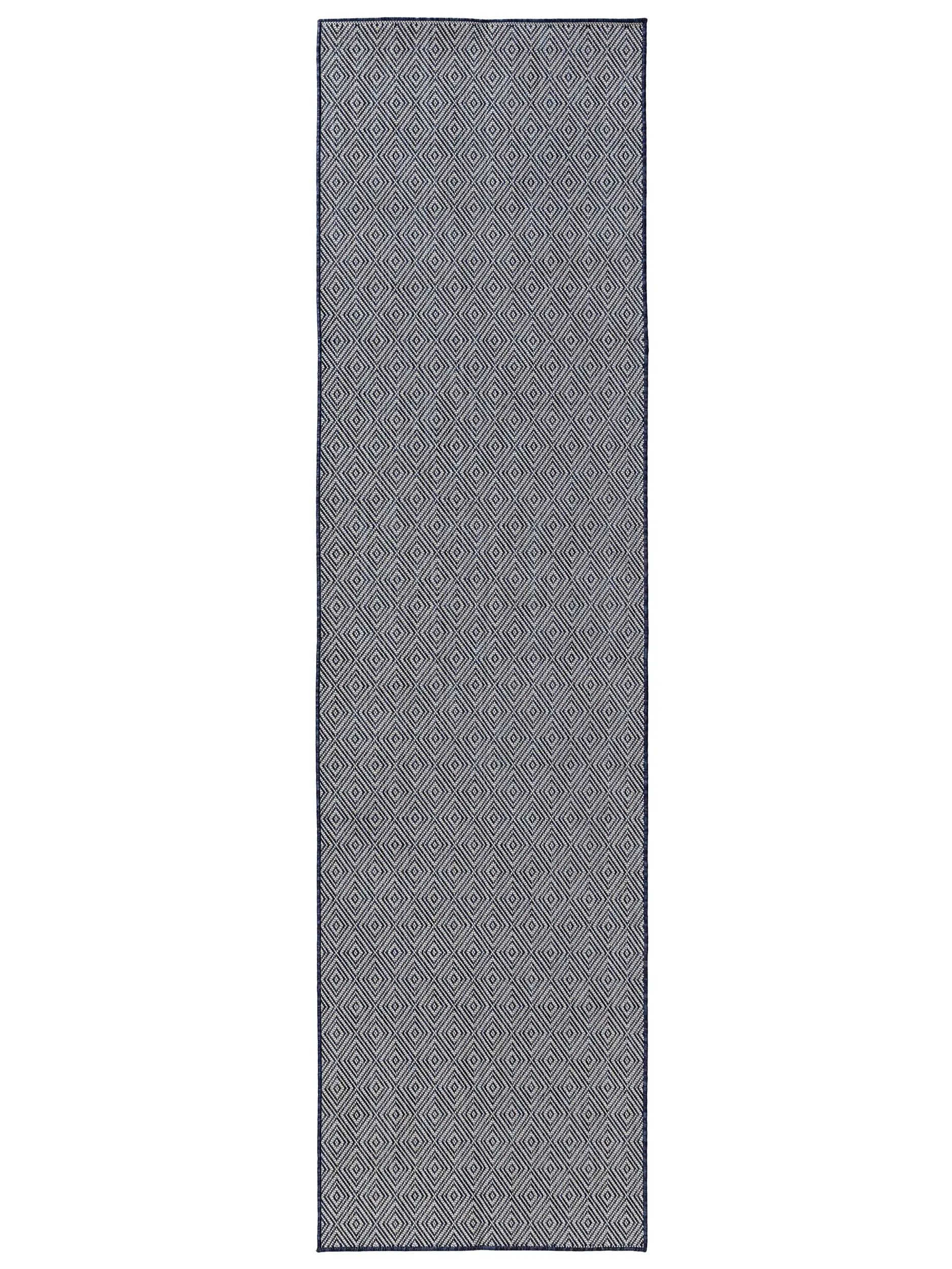 Rug made of 100% Polypropylen in Blue with a 100% Polypropylen high pile by benuta Basic