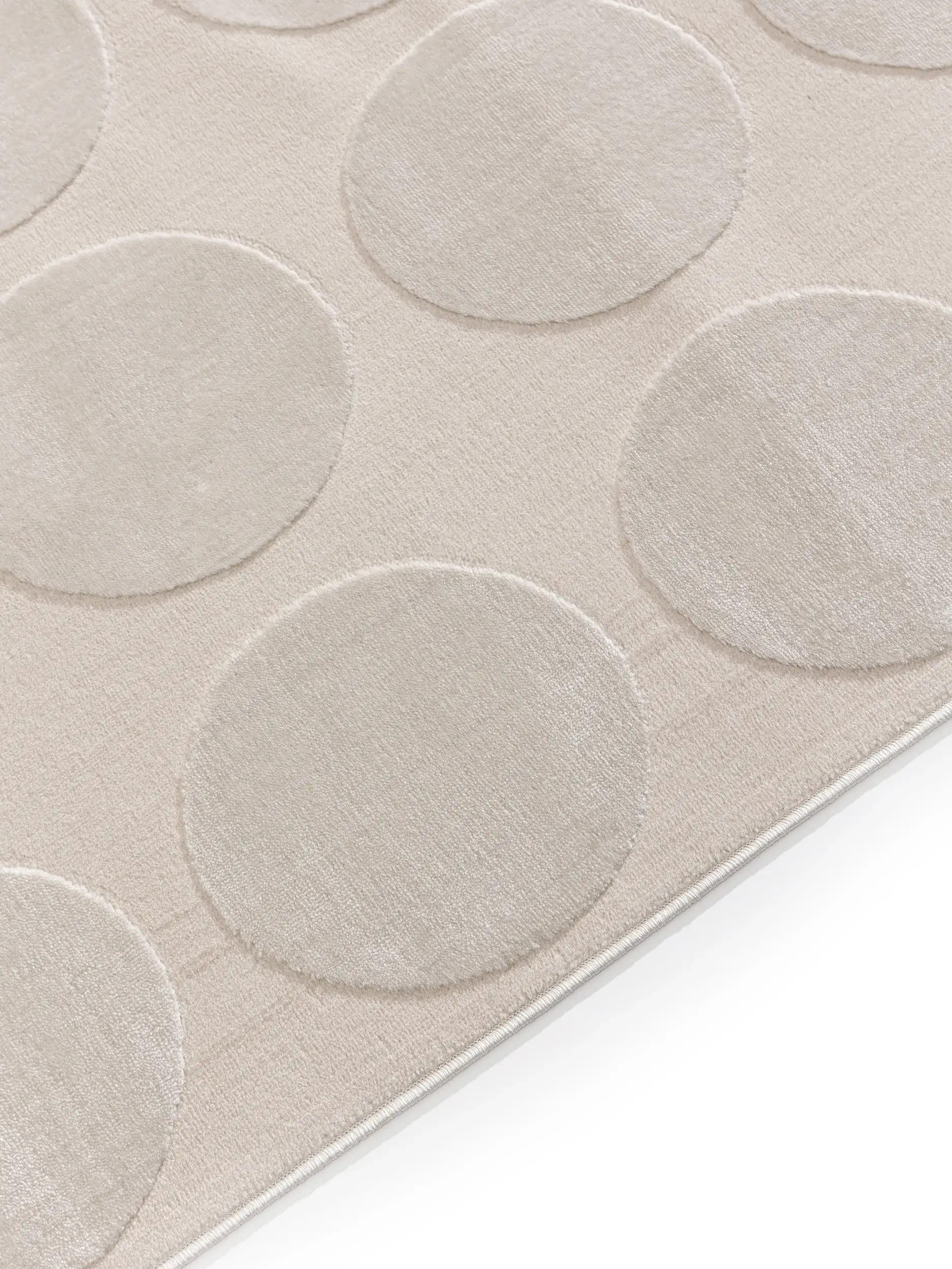 Teppe av 60% Polyester, 40% Polypropylen i Weiß med 60% Polyester, 40% Polypropylen høy lugg fra benuta Basic