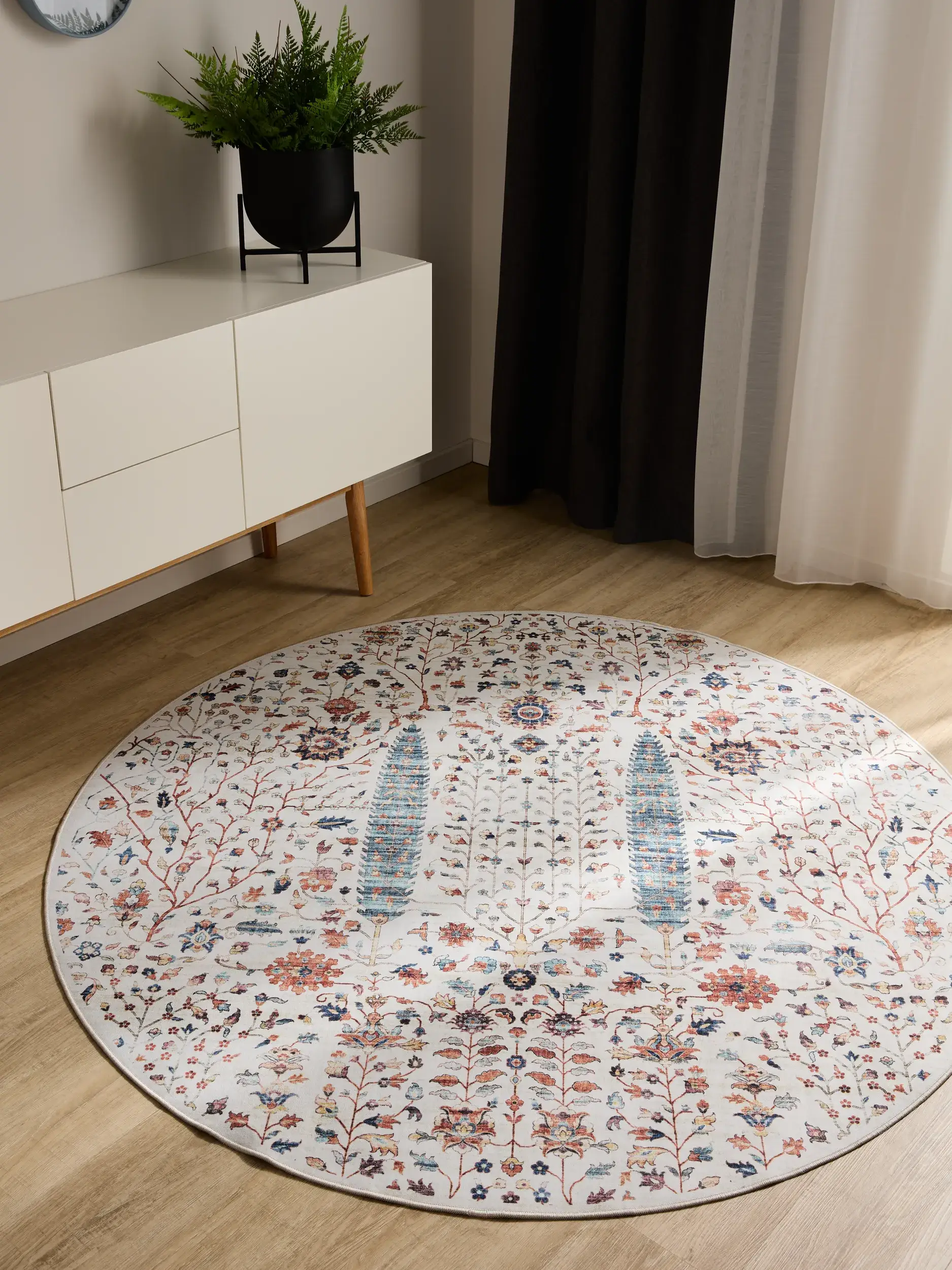Matta av 100% Polyester i Flerfärgad med 100% Polyester hög lugg från benuta Basic