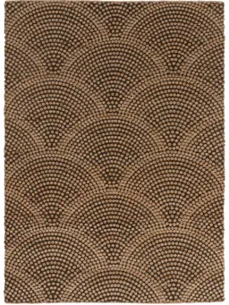 Tappeto di iuta Baru Beige/Marrone