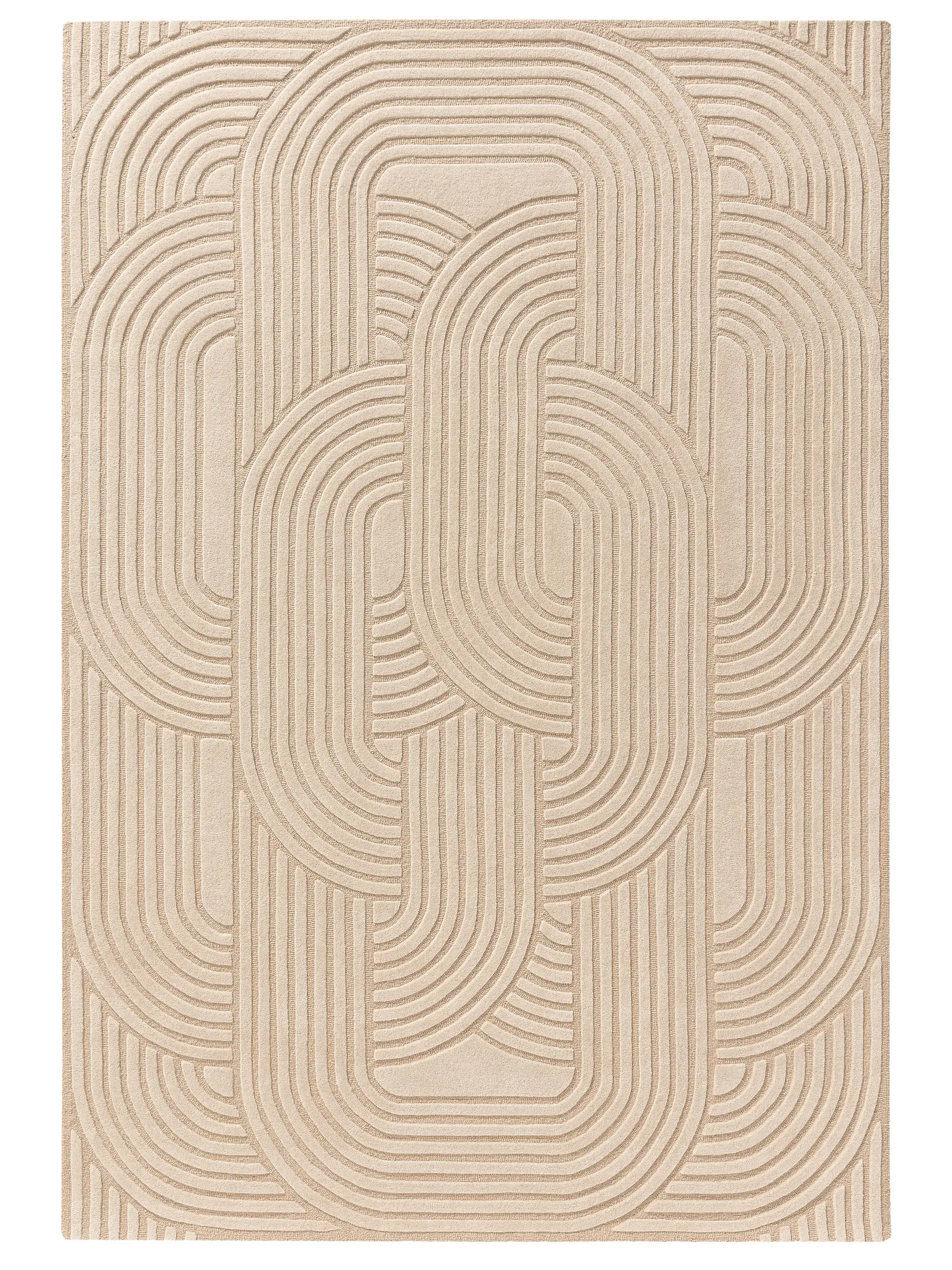 Wollteppich Nuria Beige von 