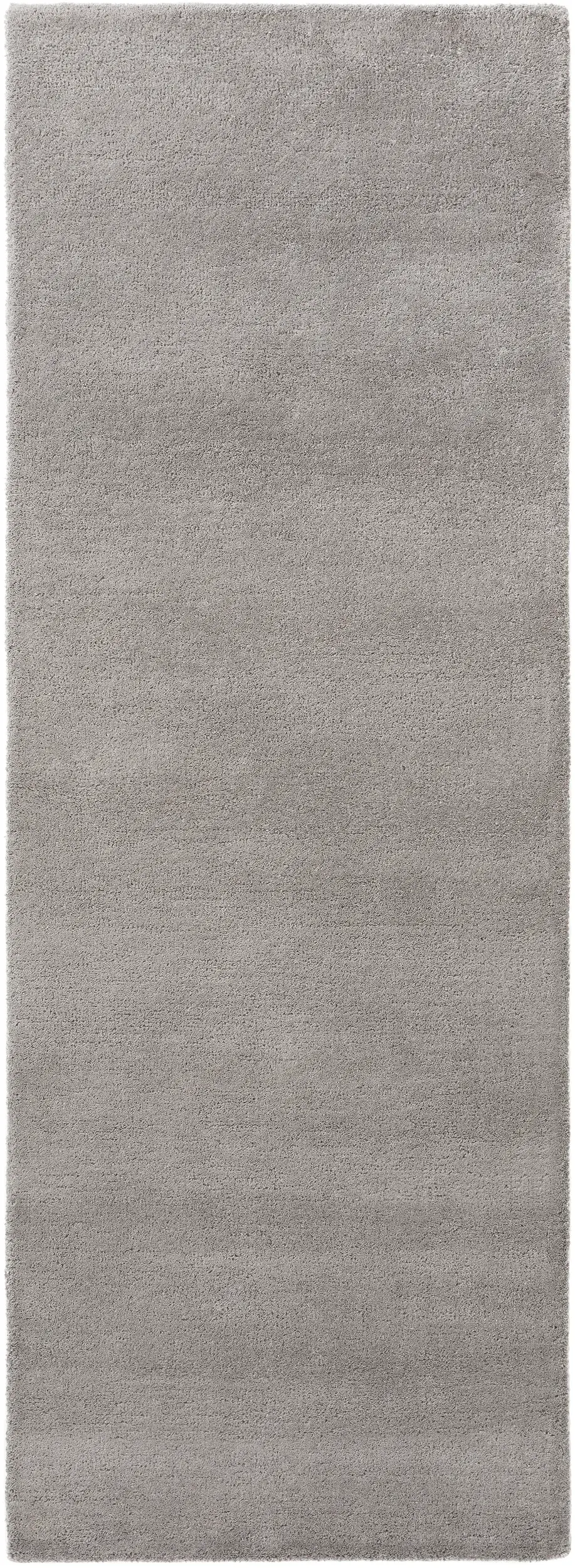 Tapis en 100% Laine en Gris avec une pile de 100% Laine de hauteur de benuta nest