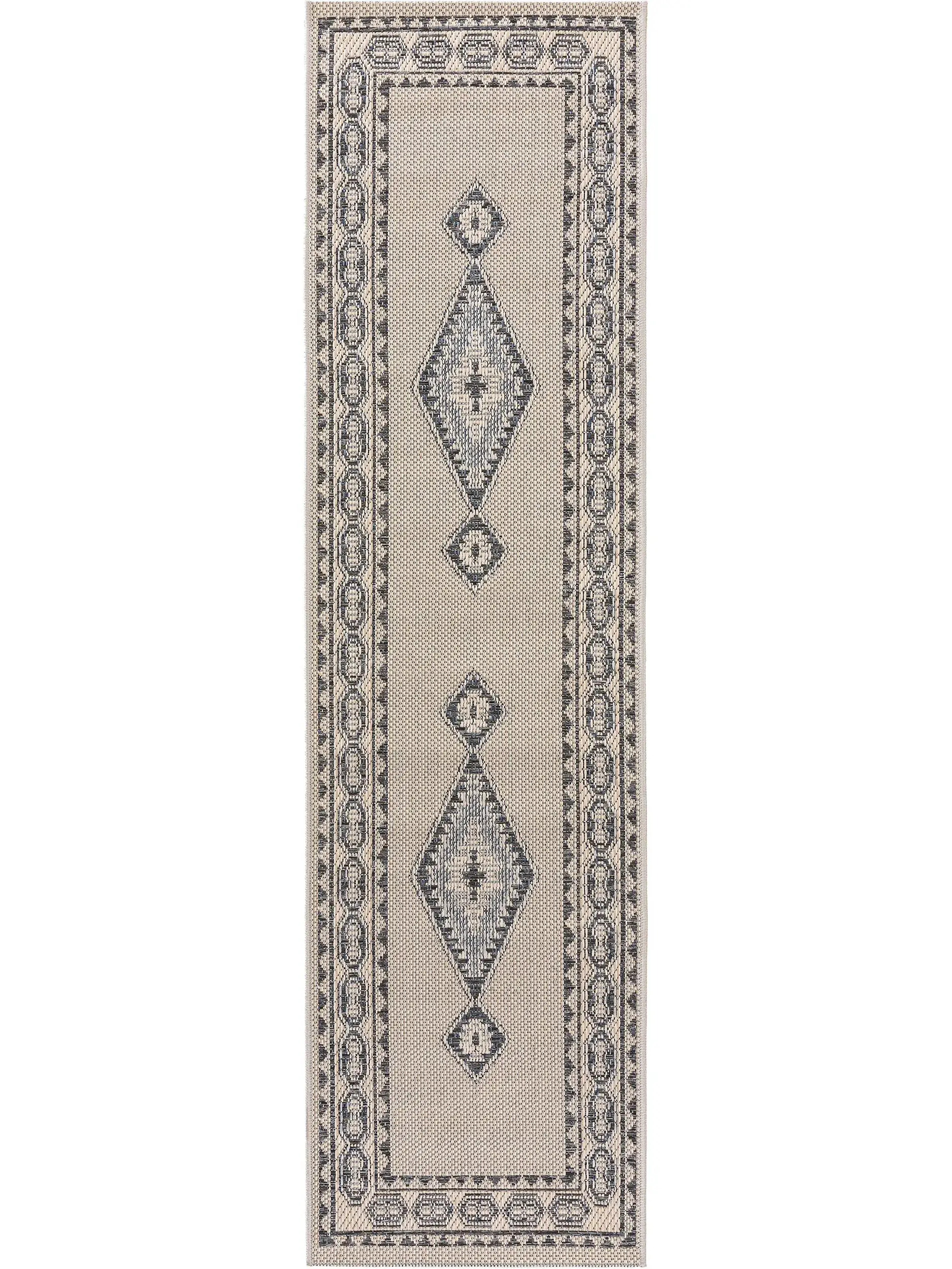 Teppich aus 100% Polypropylen in Beige mit 100% Polypropylen hohem Flor von benuta