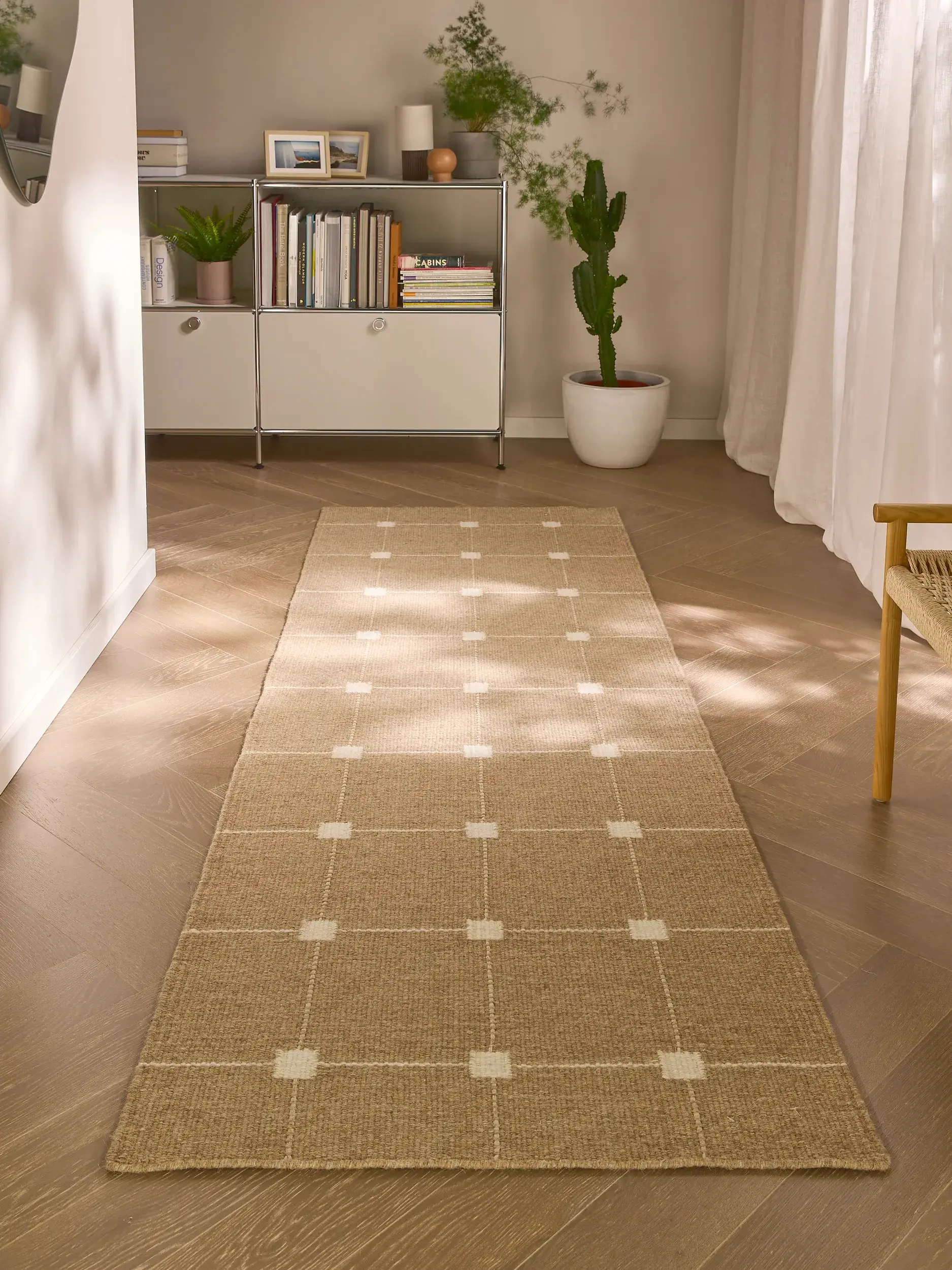 Teppich Grady aus 100% Wolle in Beige von benuta Pure