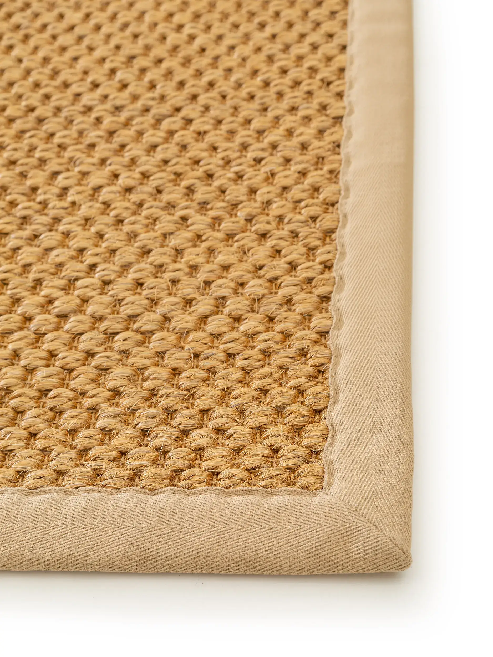 Fußmatte Greta Beige im Design Bordüre aus 100% Sisal von benuta Pure