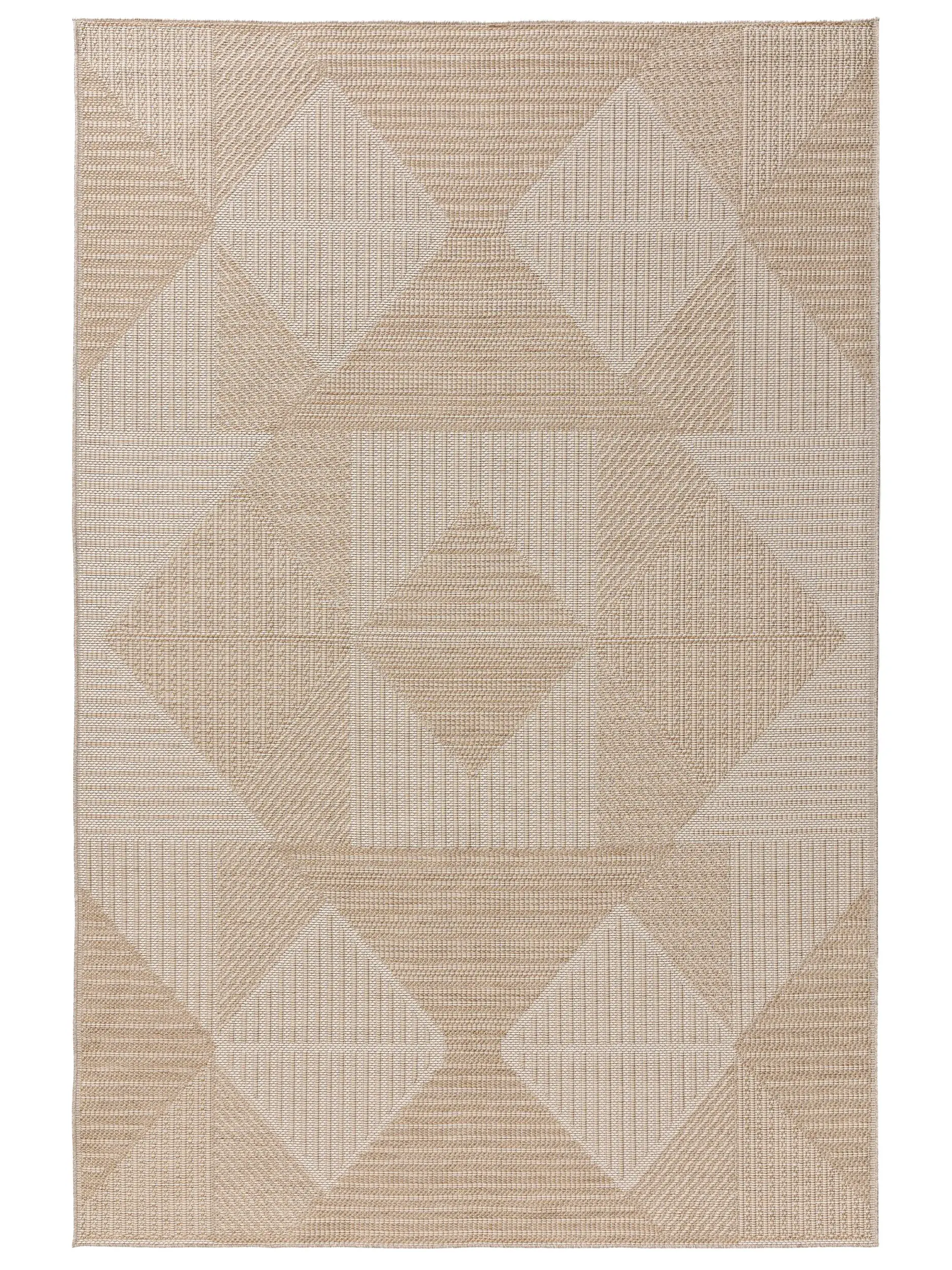 Rug made of 100% Polypropylen in White with a 100% Polypropylen high pile by benuta Nest