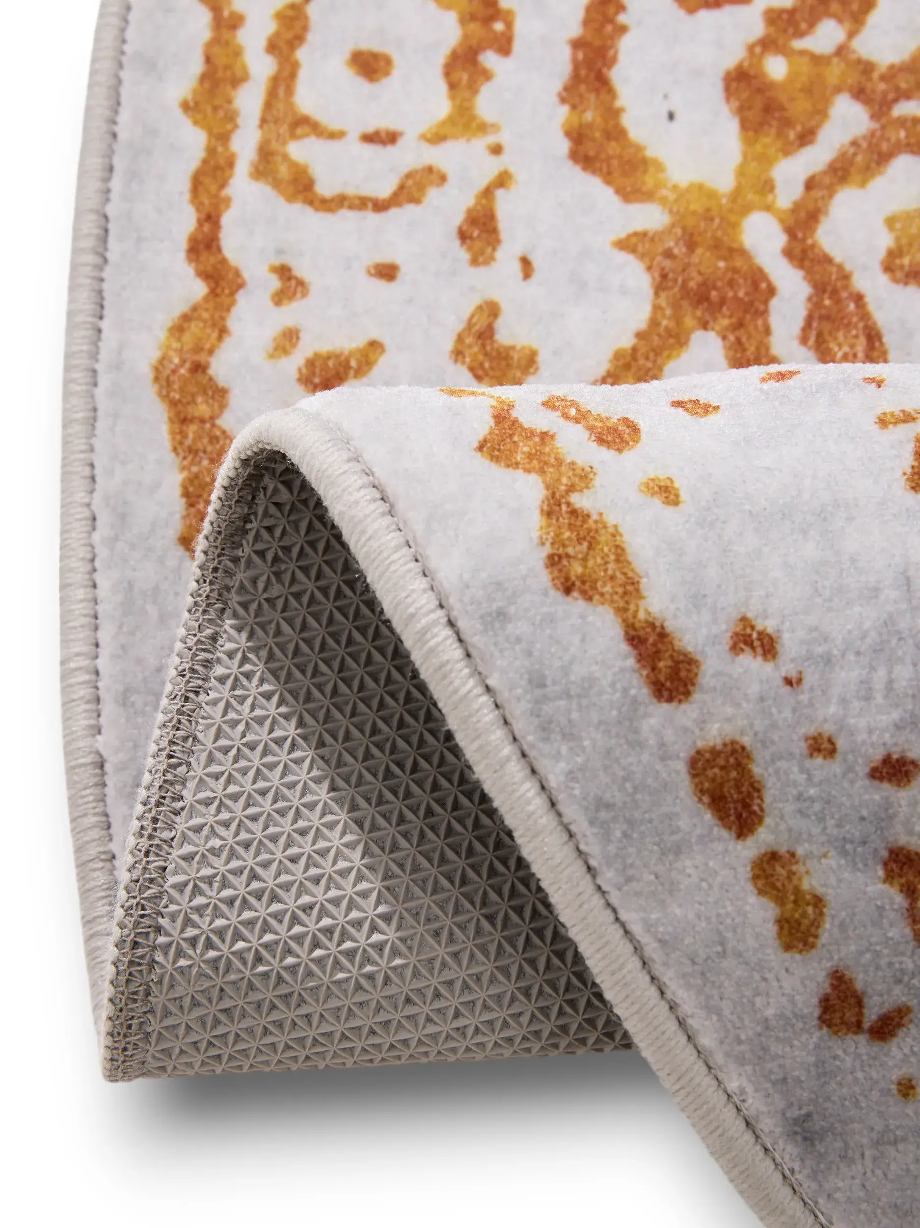 Tappeto di 100% Poliestere in Grigio con pelo alto 100% Poliestere da benuta nest