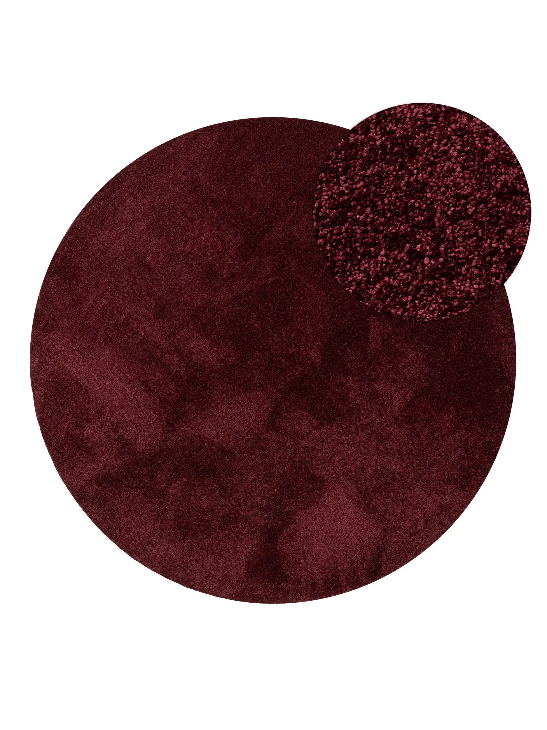 Teppe av 100% Polyester (30% recycelt) i Rot med 100% Polyester (30% recycelt) høy lugg fra benuta Nest