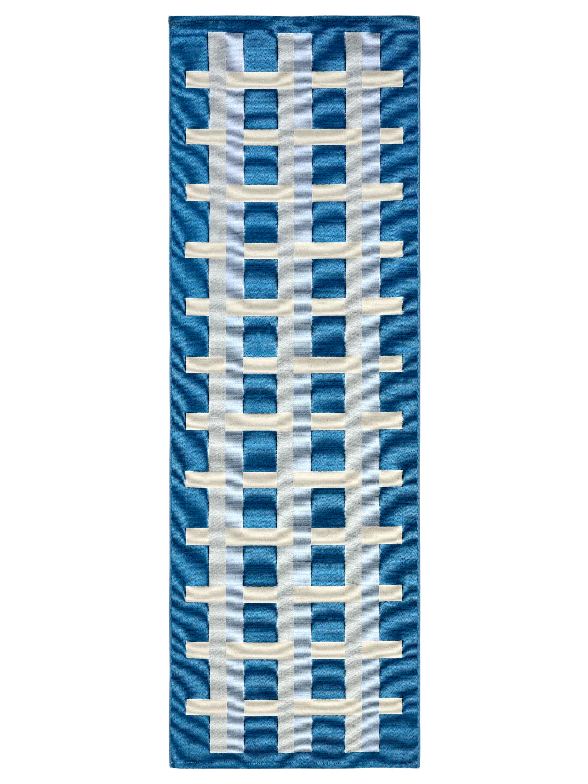 Teppich Jovis aus 76% Polypropylen, 23% Polyester, 1% Latex in Blau von benuta Pop