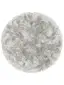 Tappeto a pelo lungo rotondo Bright Grigio