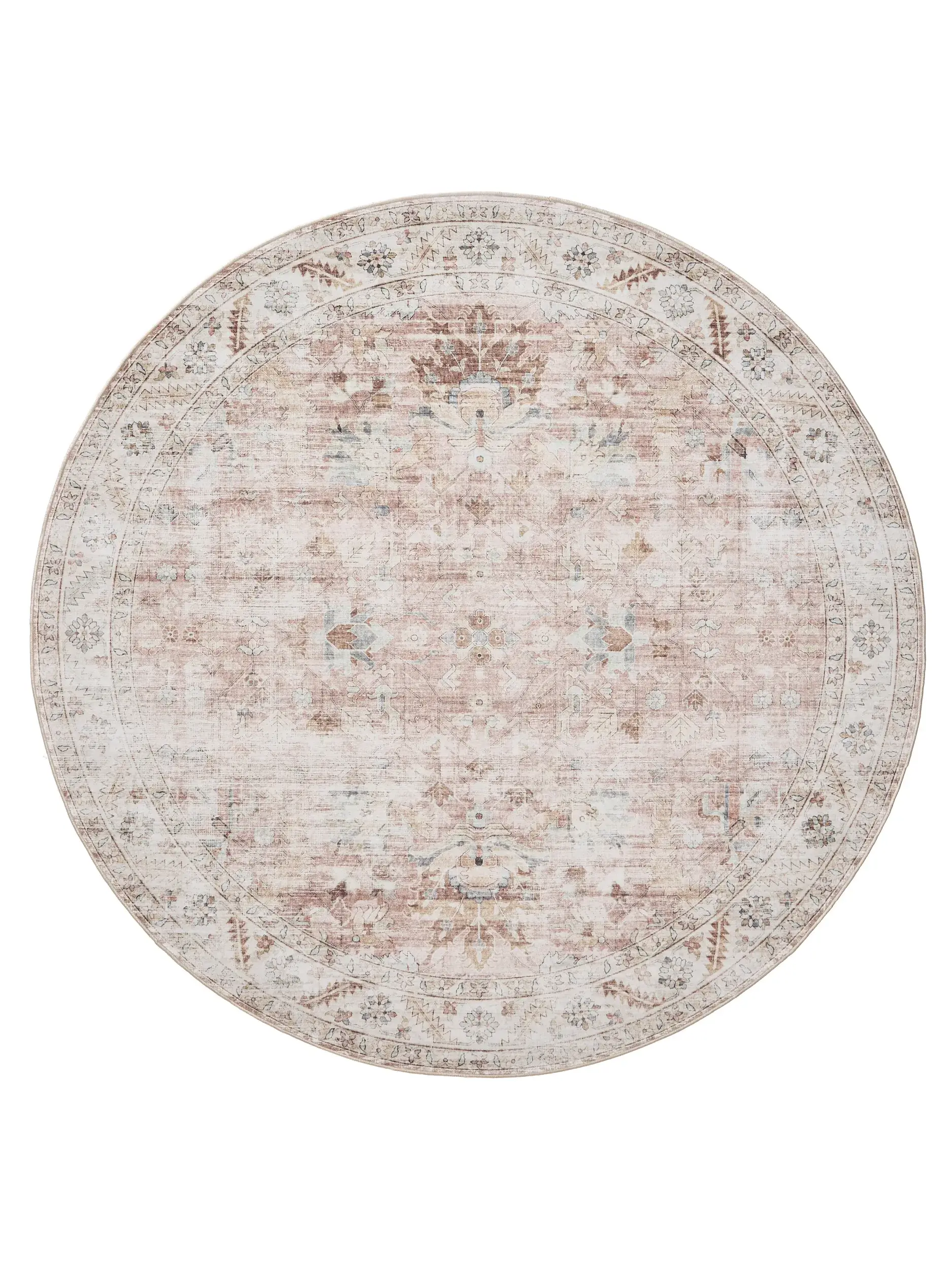 Rug made of 100% Polyester in Pink with a 100% Polyester high pile by benuta Basic