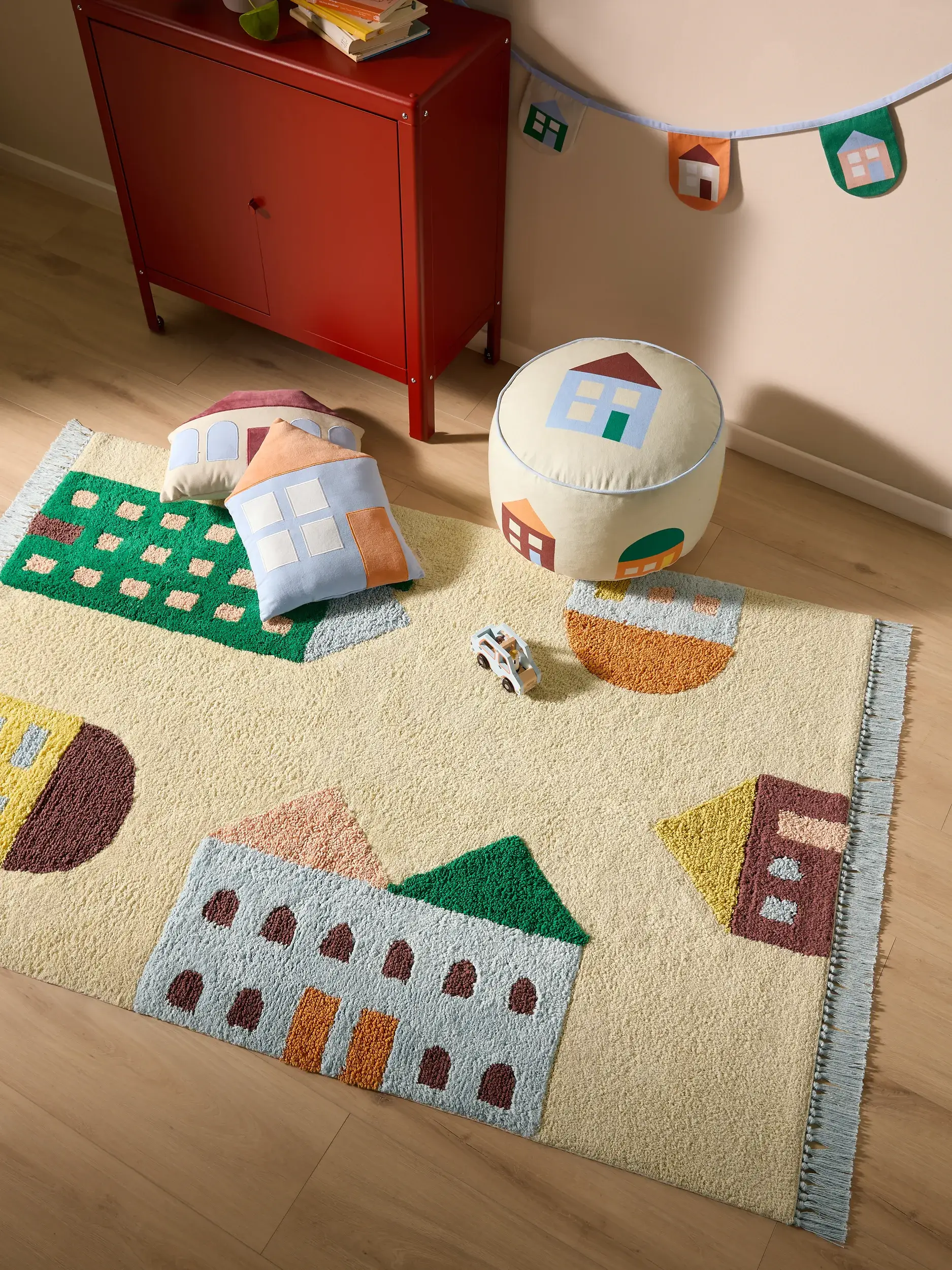 Rug Niels made of 100% Cotton in  by Lytte