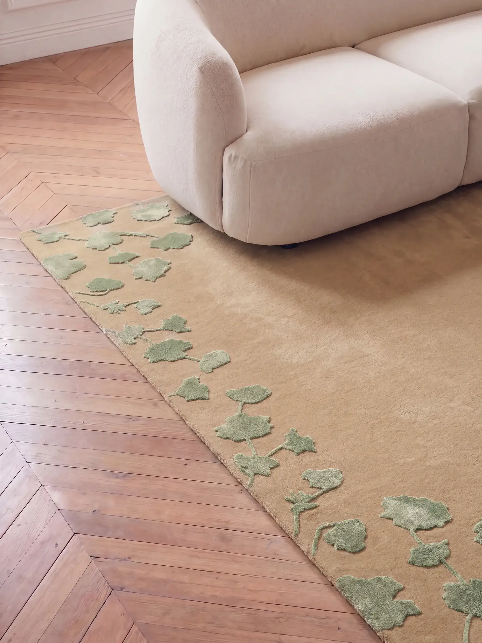 Tapis Alice en 80% Laine (50% de Nouvelle-Zélande), 20% Lyocell (TENCEL™) en  de benuta Finest