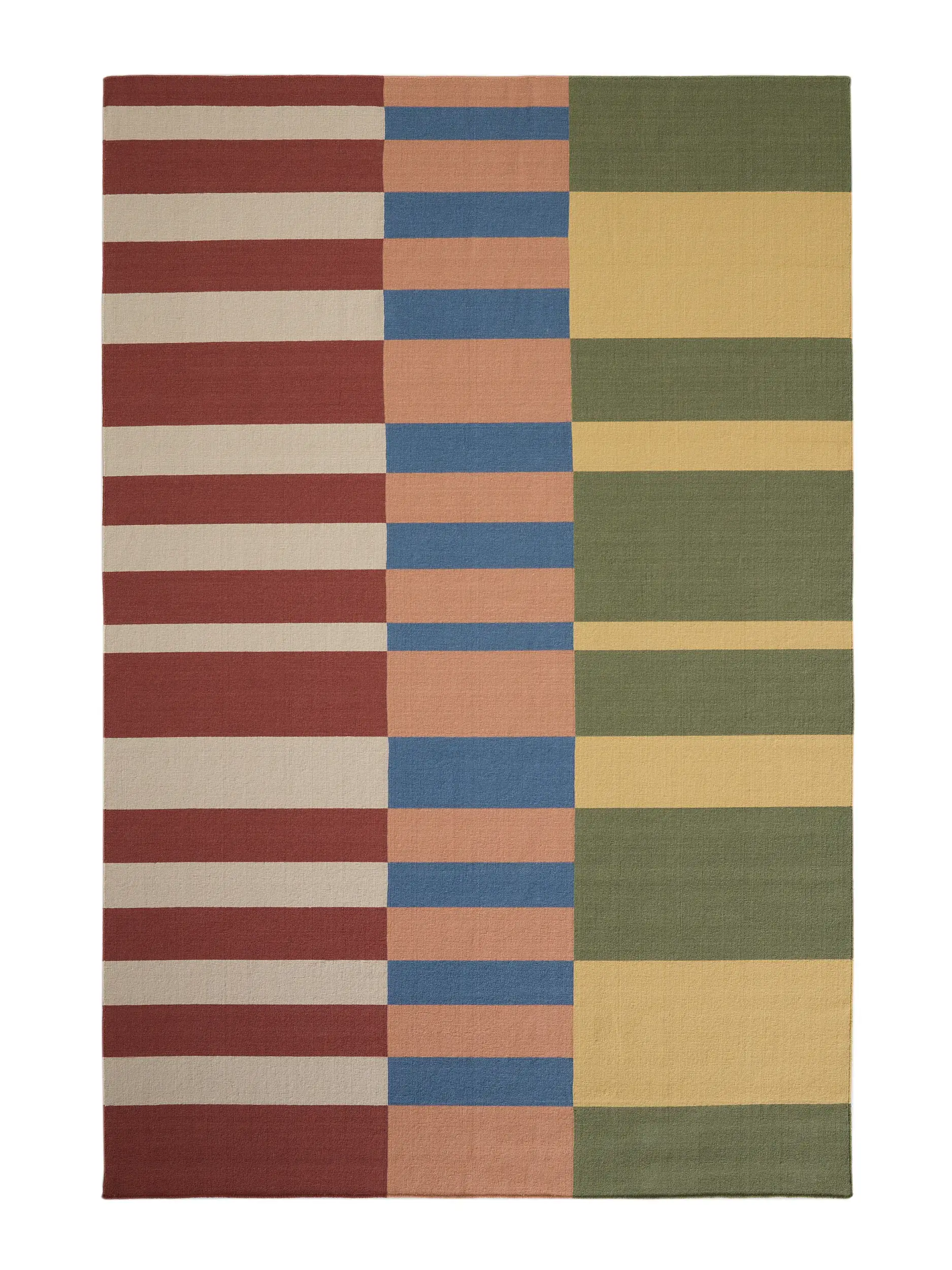 Tappeto a tessitura piatta Judith Multicolor di 