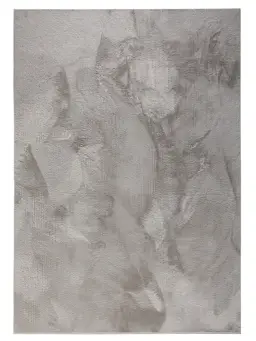 Kunstfell-Teppich Furry Hellgrau