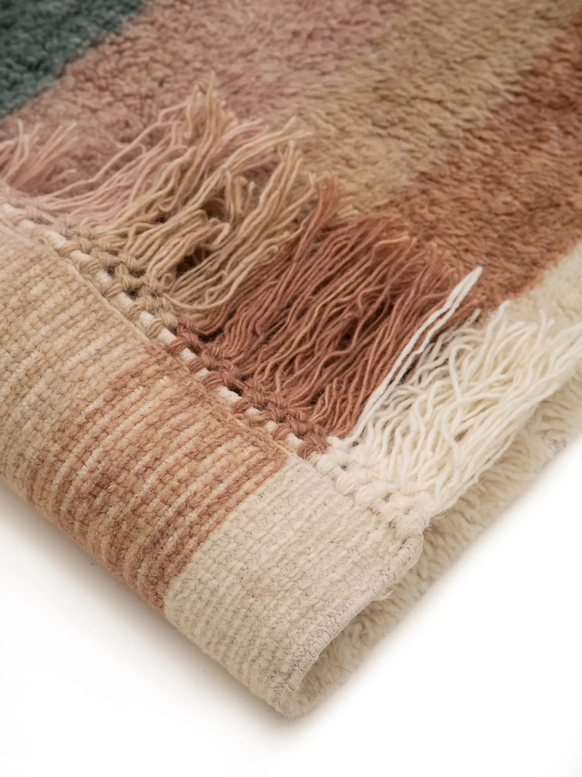 Tapis en 100% Laine en Multicouleur avec une pile de 100% Laine de hauteur de Lytte