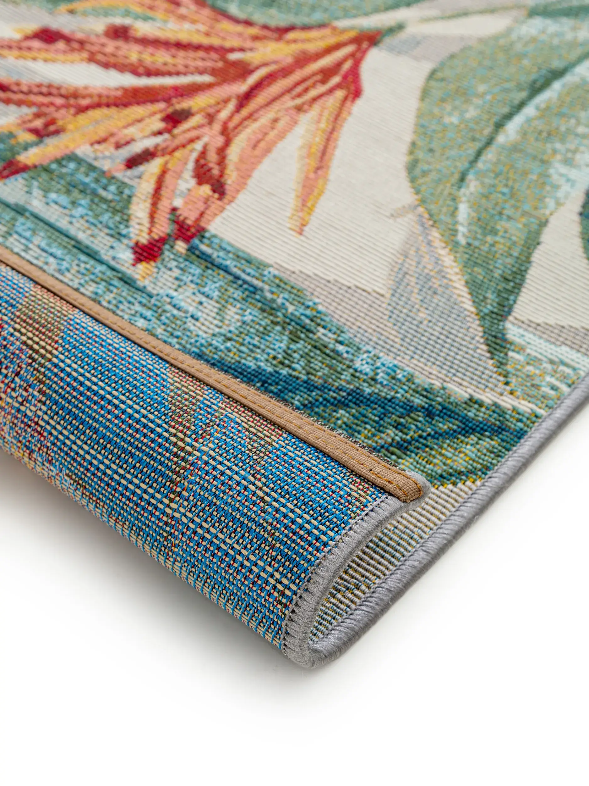 Tapis en 76% Polypropylène, 23% Polyester, 1% Latex en Multicouleur avec une pile de 76% Polypropylène, 23% Polyester, 1% Latex de hauteur de benuta nest
