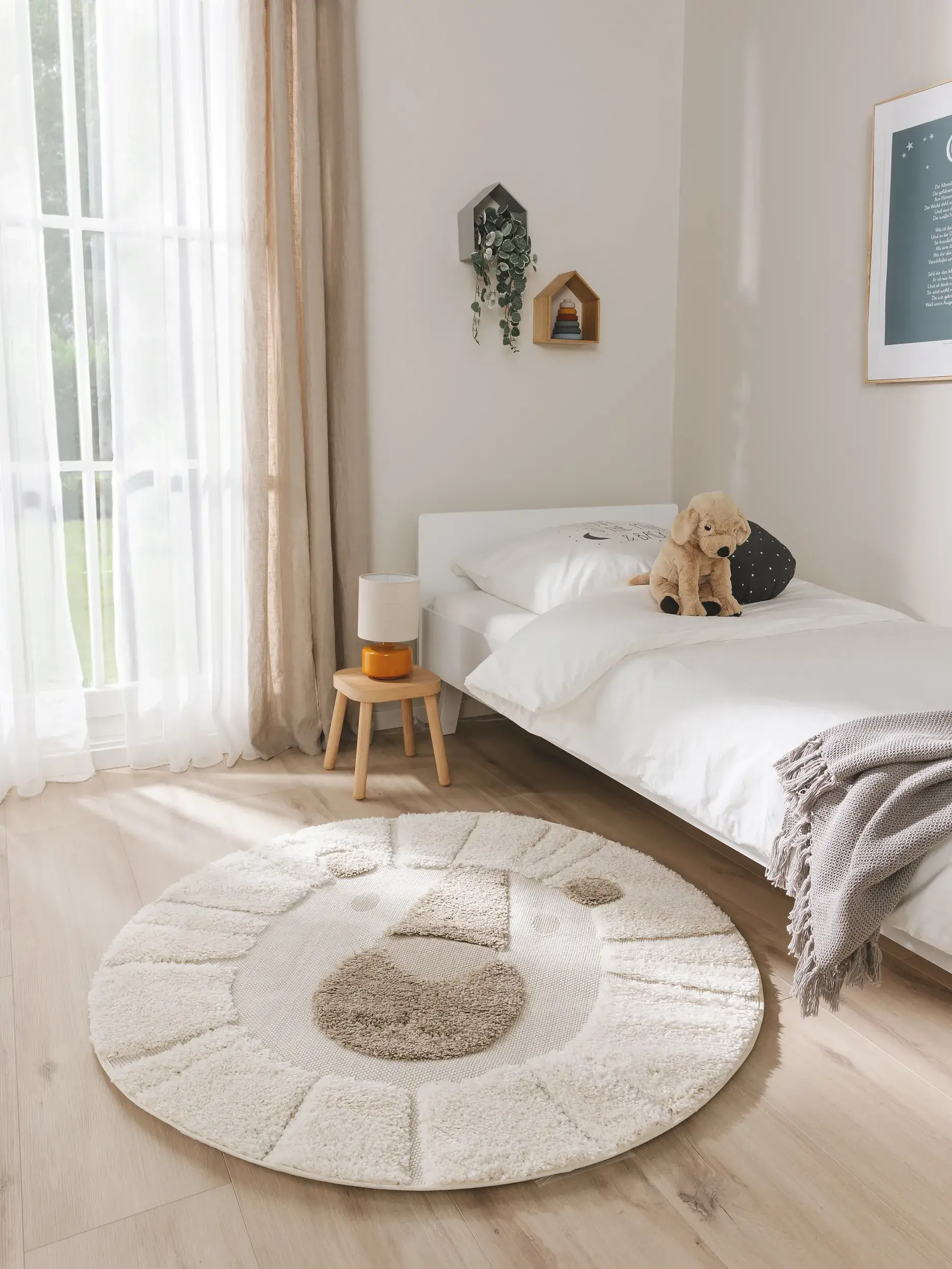 Teppich Carlo aus 100% Polypropylen in Beige von Lytte
