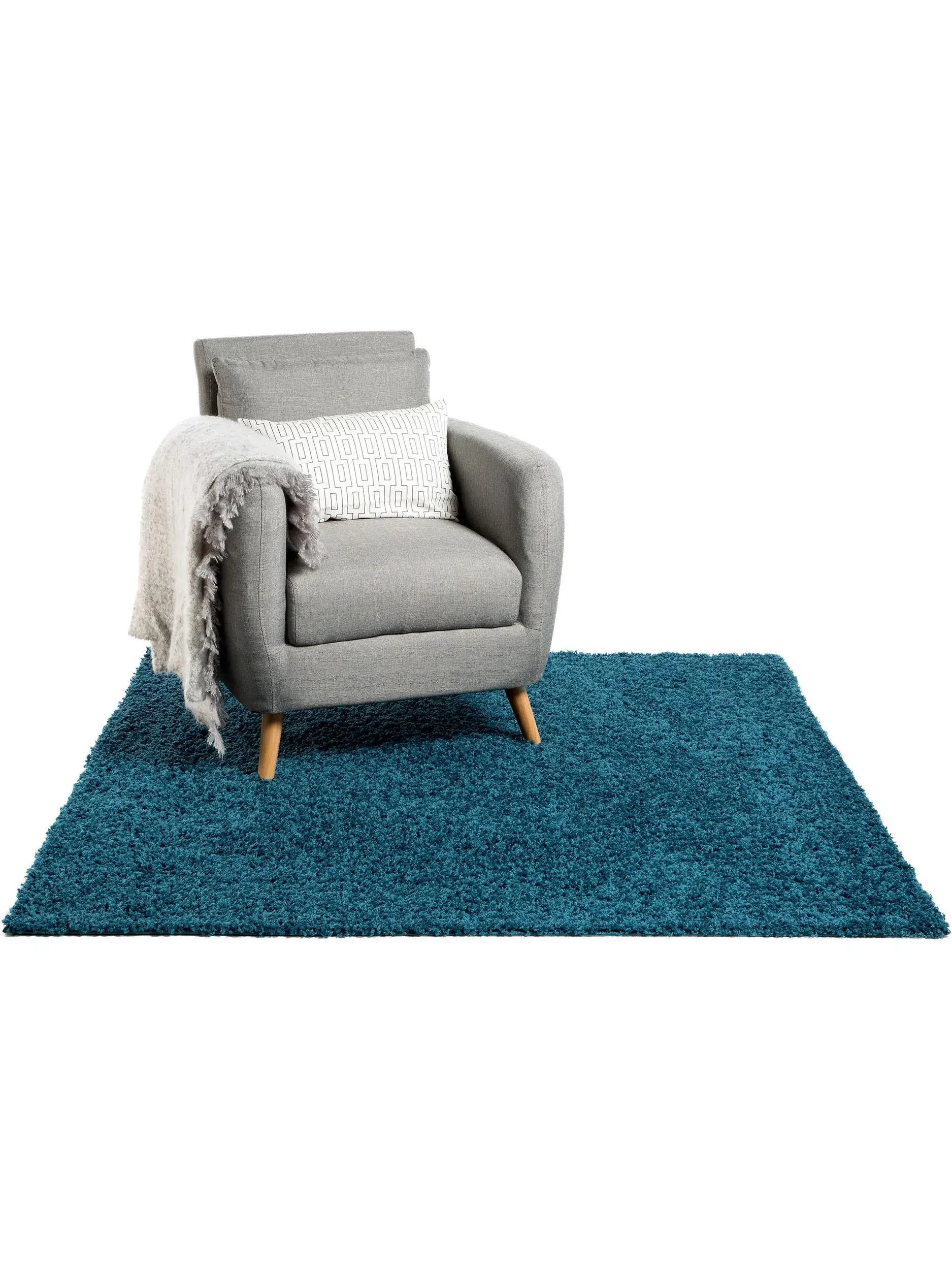 Tapis Swirls en 100% Polypropylène en Bleu de benuta