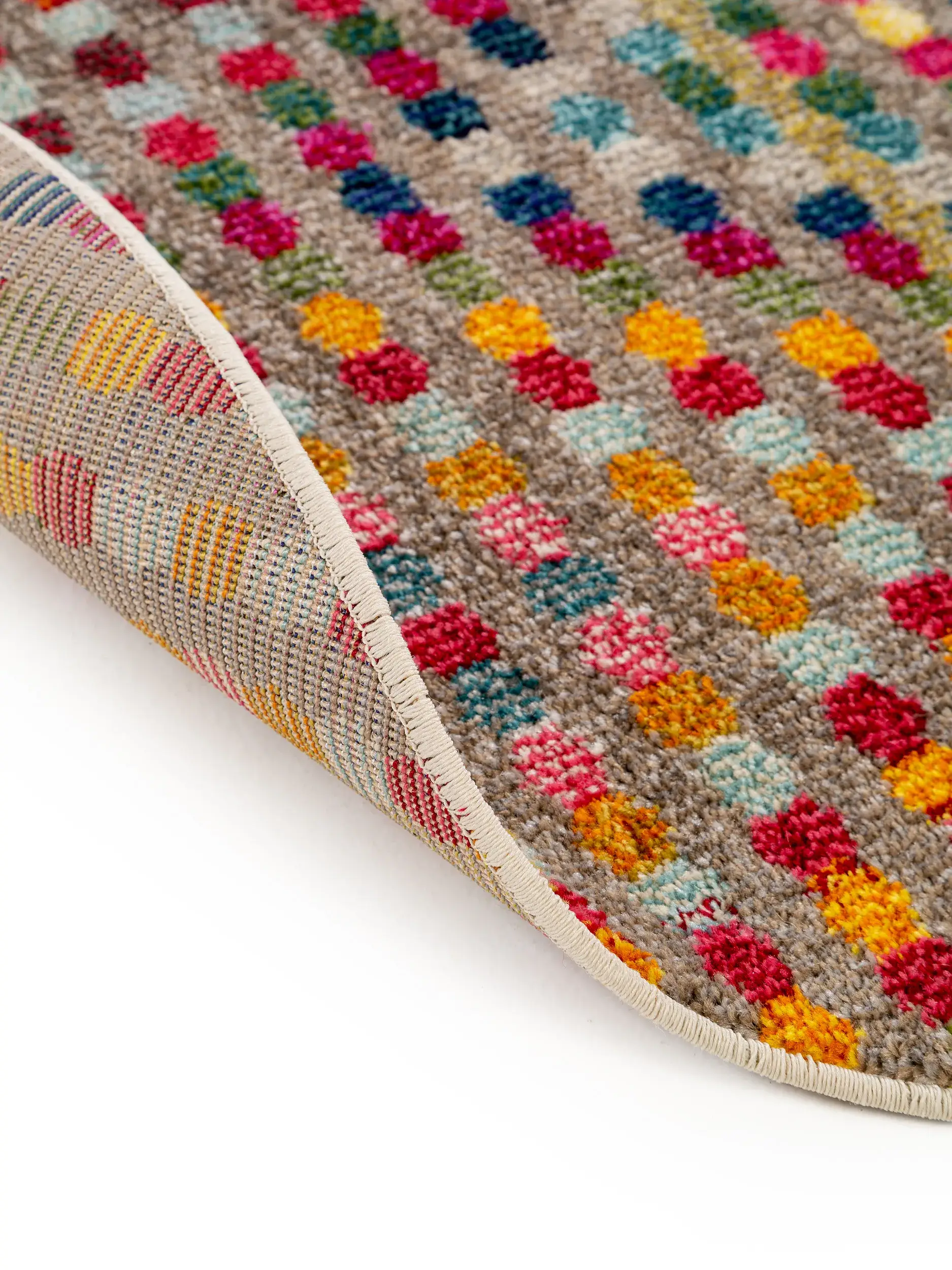 Tappeto di 100% Polipropilene in Multicolor con pelo alto 100% Polipropilene da benuta nest