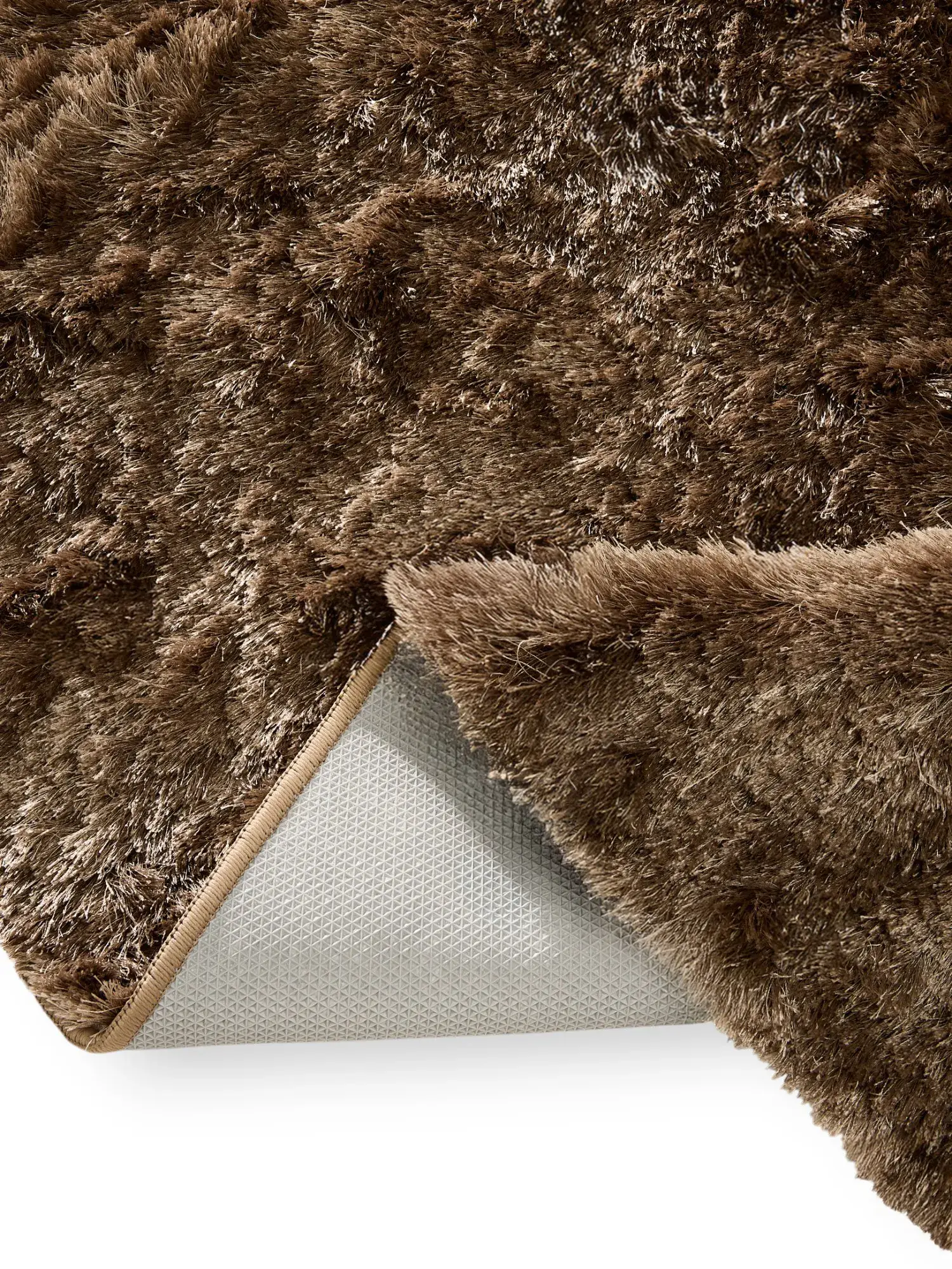 Tappeto Whisper di 100% Poliestere in Marrone di benuta nest