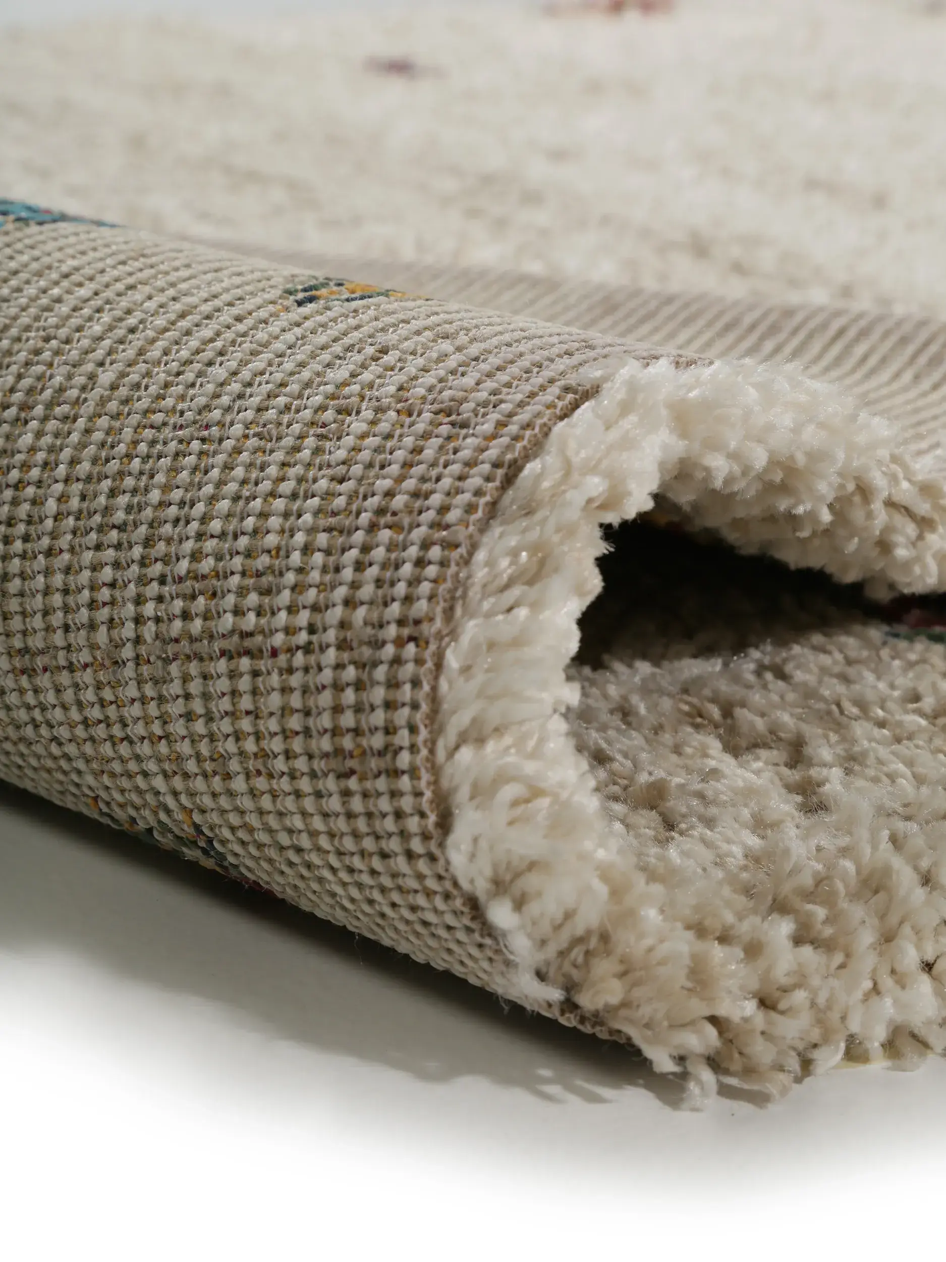 Tapis en 100% Polypropylène en Beige avec une pile de 100% Polypropylène de hauteur de benuta nest