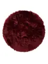 Tappeto a pelo lungo lavabile Nanuk Bordeaux