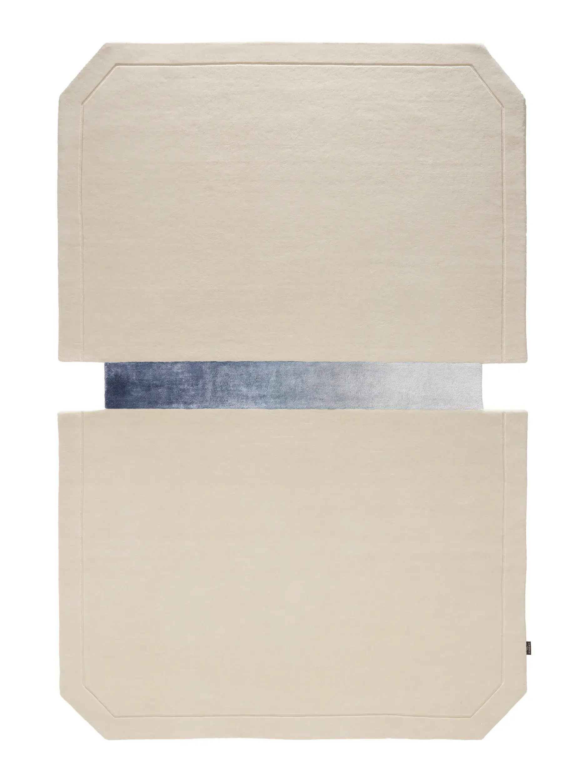 Teppe Kinga av 90% Ull, 10% Lyocell (Tencel™) i Beige fra benuta Finest