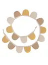 Decorazione per pareti Hana Beige/Giallo