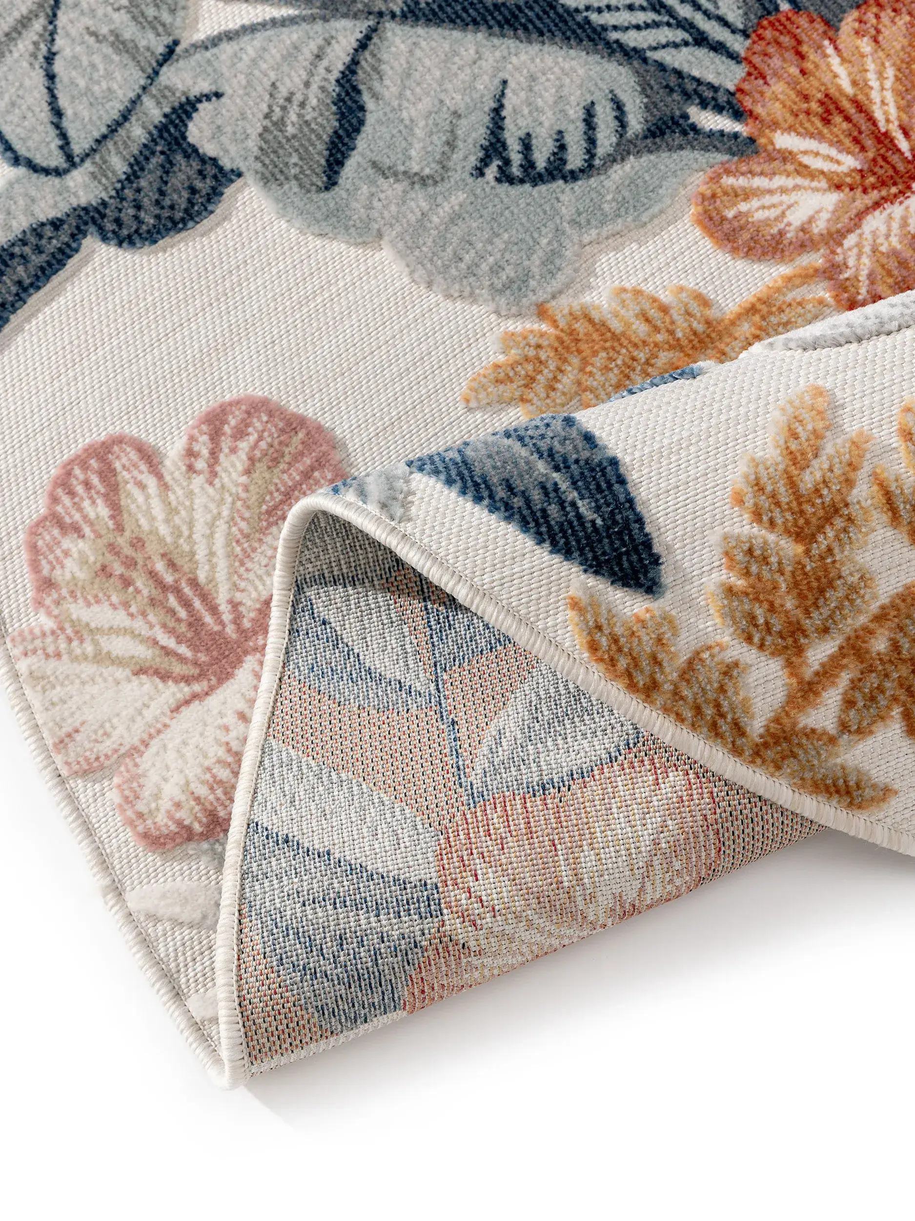 Rug made of 100% Polypropylen in Multicolour with a 100% Polypropylen high pile by benuta Basic