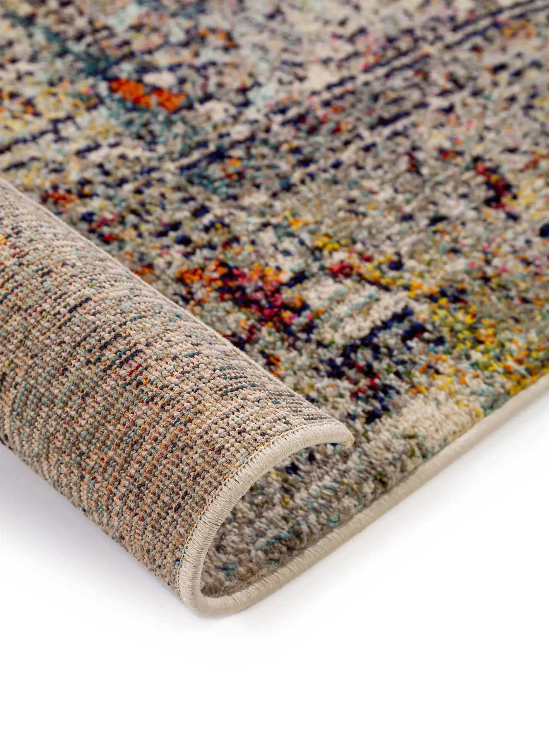 Teppich aus 100% Polypropylen in Grau mit 100% Polypropylen hohem Flor von benuta