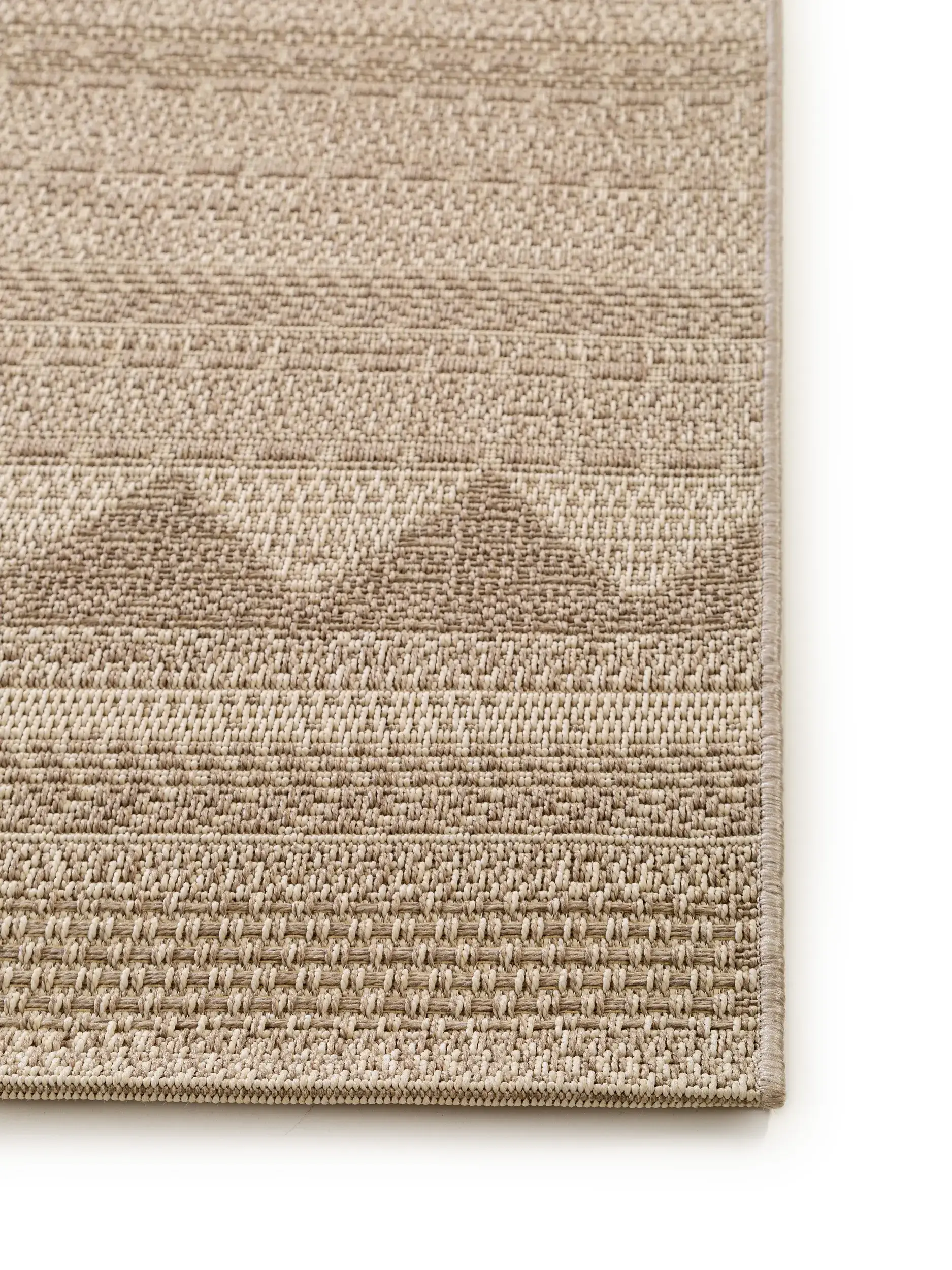 Teppich aus 100% Polypropylen in Taupe mit 100% Polypropylen hohem Flor von benuta Nest