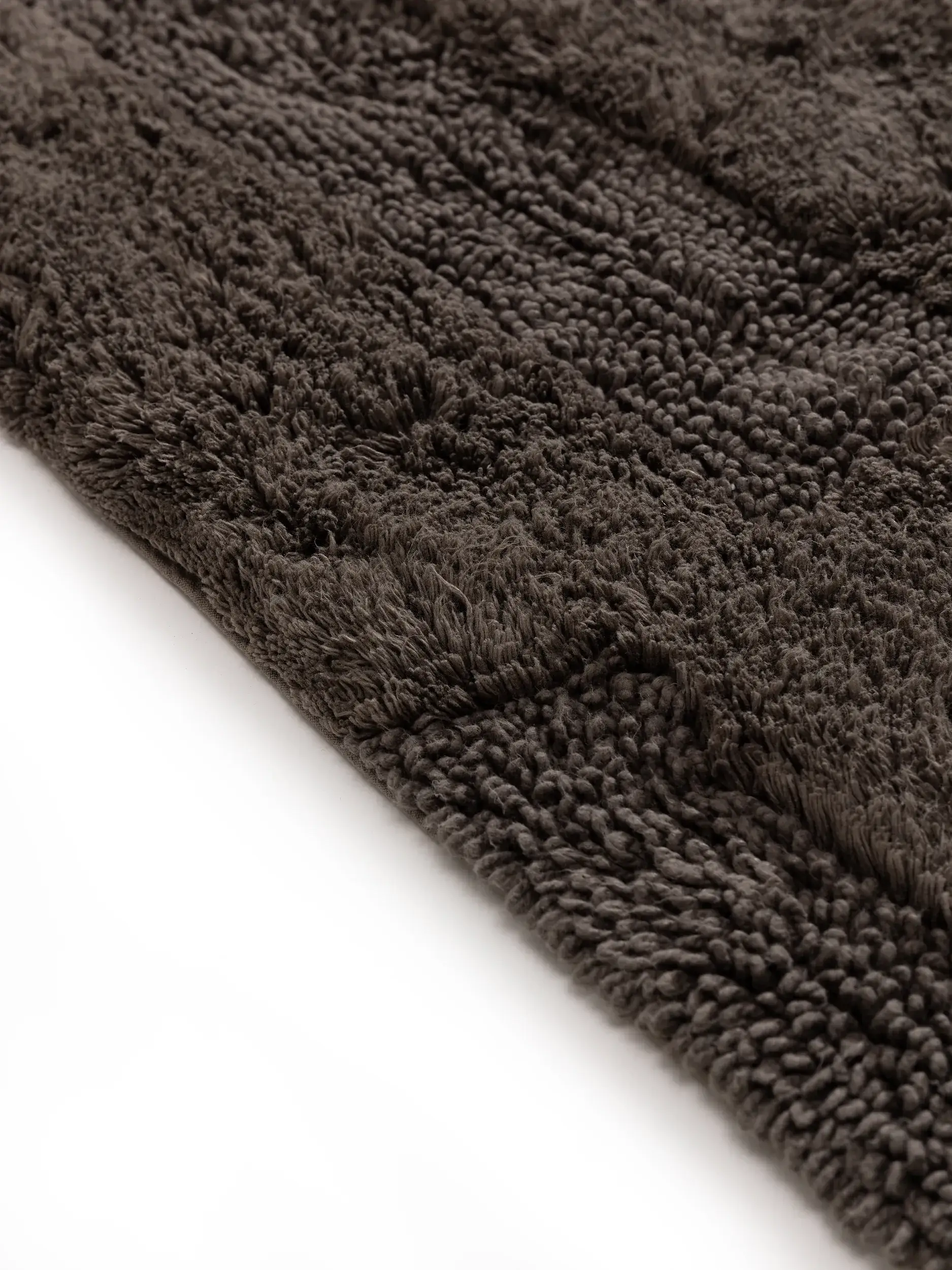 Badematte Nehir Grau in Abstrakt design made of 100% Baumwolle by benuta Nest