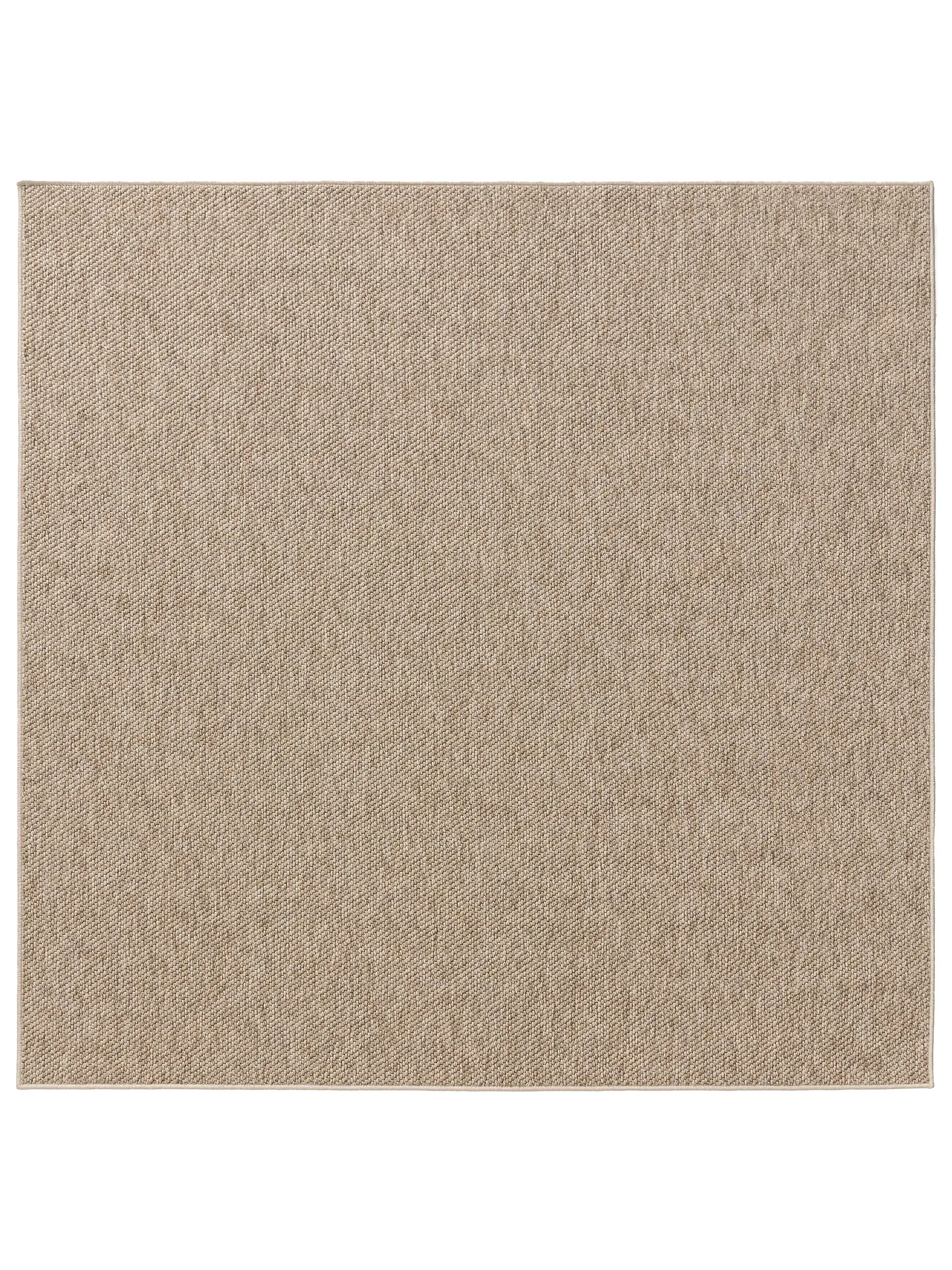 Rug made of 100% Polypropylen in Taupe with a 100% Polypropylen high pile by benuta Basic