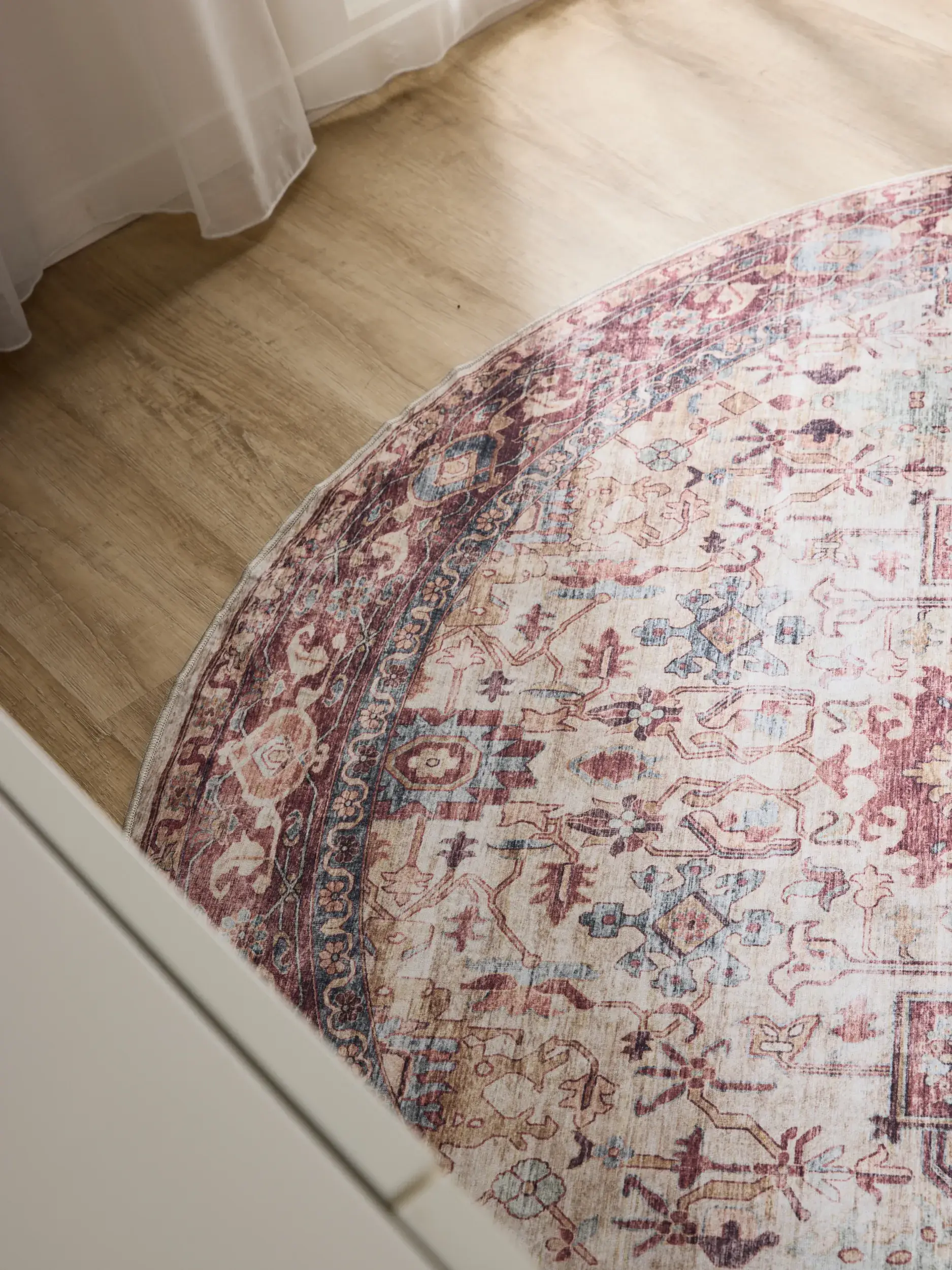 Rug made of 100% Polyester in Multicolour with a 100% Polyester high pile by benuta Basic