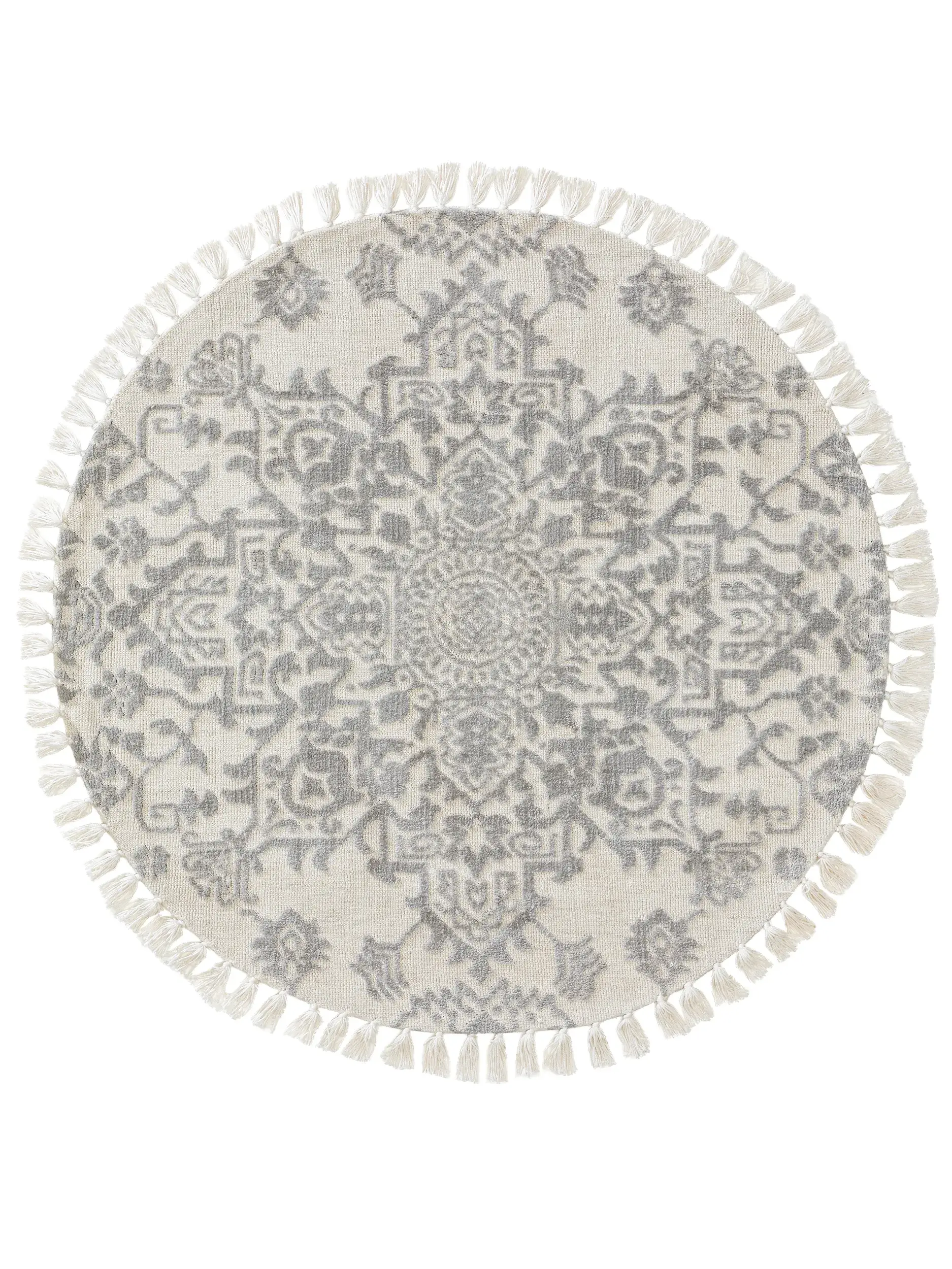 Teppe av 100% Polyester (Microfiber) i Grau med 100% Polyester (Microfiber) høy lugg fra benuta Nest