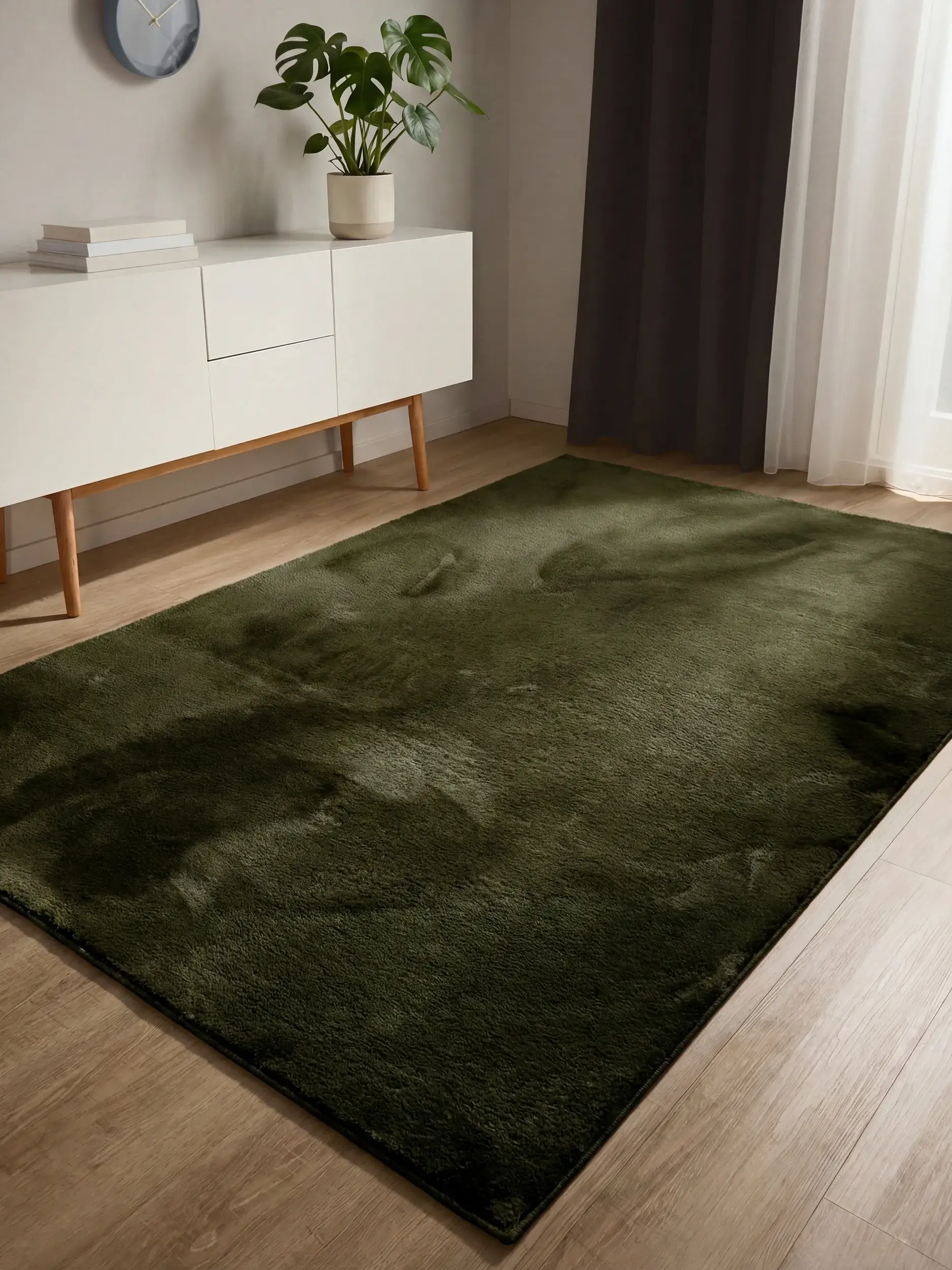 Tapete Furry de 100% Poliéster em  da benuta Basic