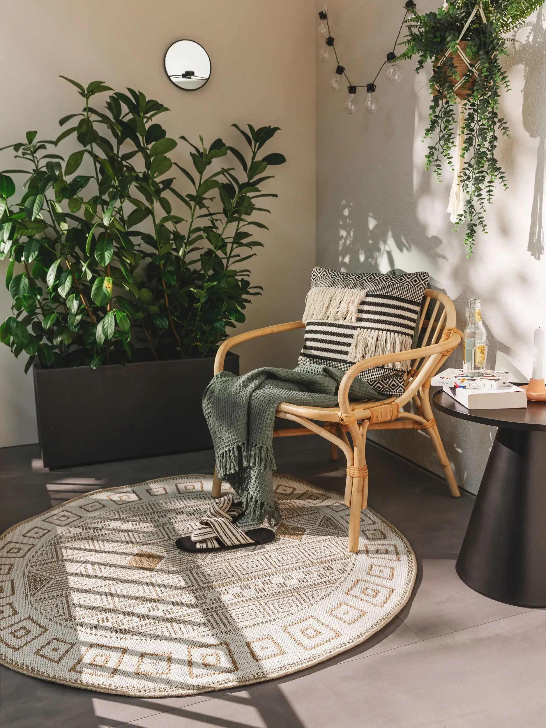 Teppich Andora aus 100% Polypropylen in Beige von benuta Pop