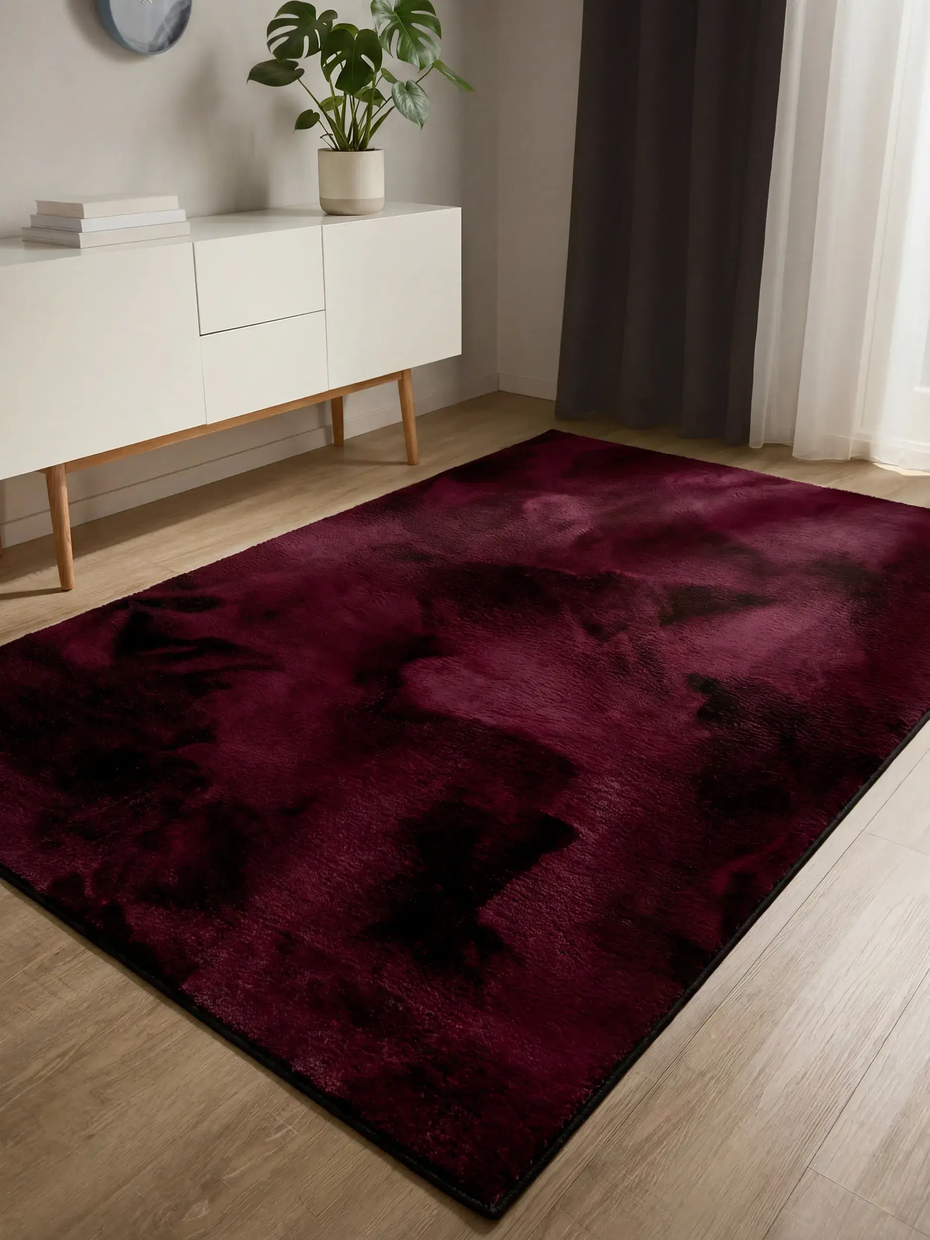 Tapete Furry de 100% Poliéster em  da benuta Basic