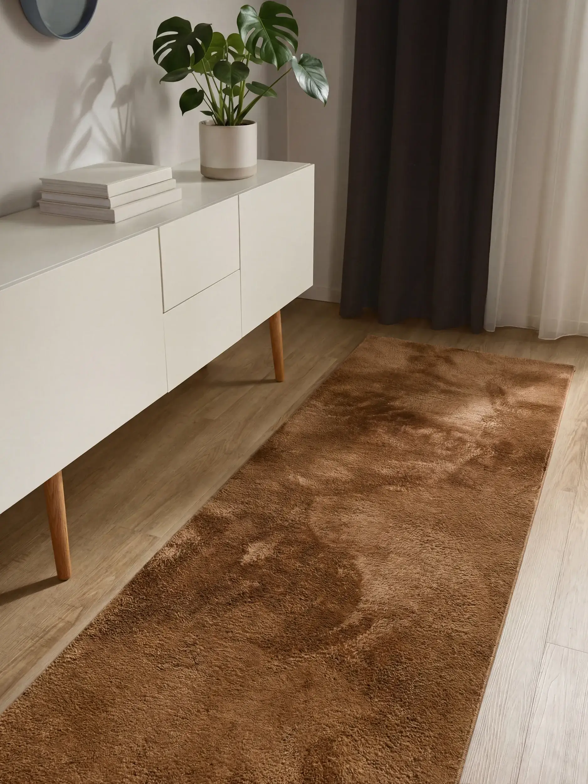 Teppich Furry aus 100% Polyester in  von benuta Basic