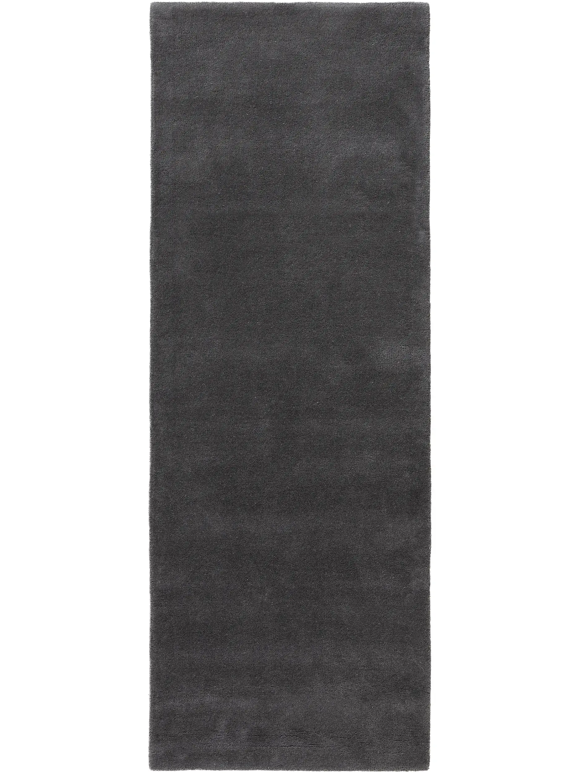 Tapis en 100% Laine en Gris avec une pile de 100% Laine de hauteur de benuta nest