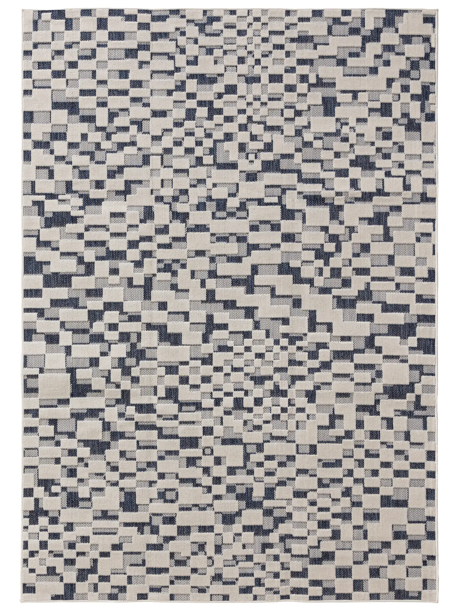 Teppe av 100% Polypropylen i Blau med 100% Polypropylen høy lugg fra benuta Basic