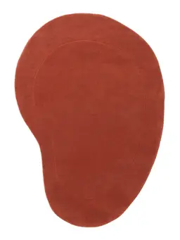 Wollteppich Shape Rot