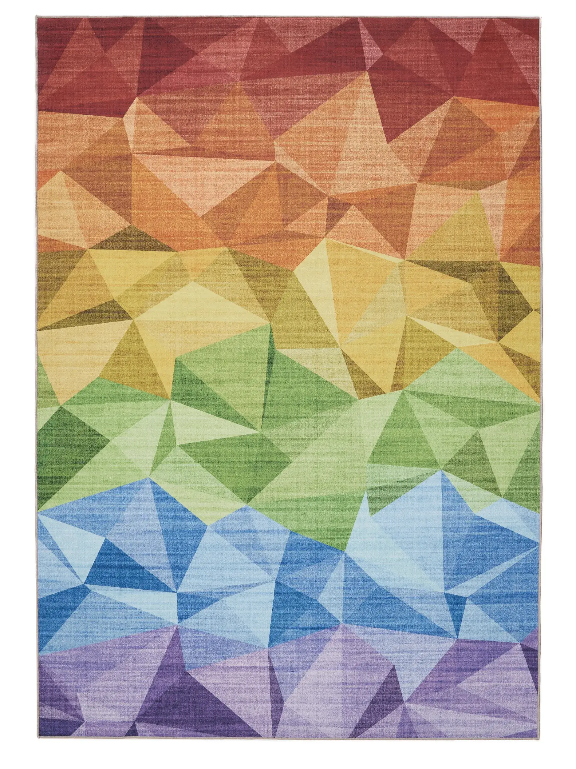 Rug made of 100% Polyester in Multicolour with a 100% Polyester high pile by benuta Basic