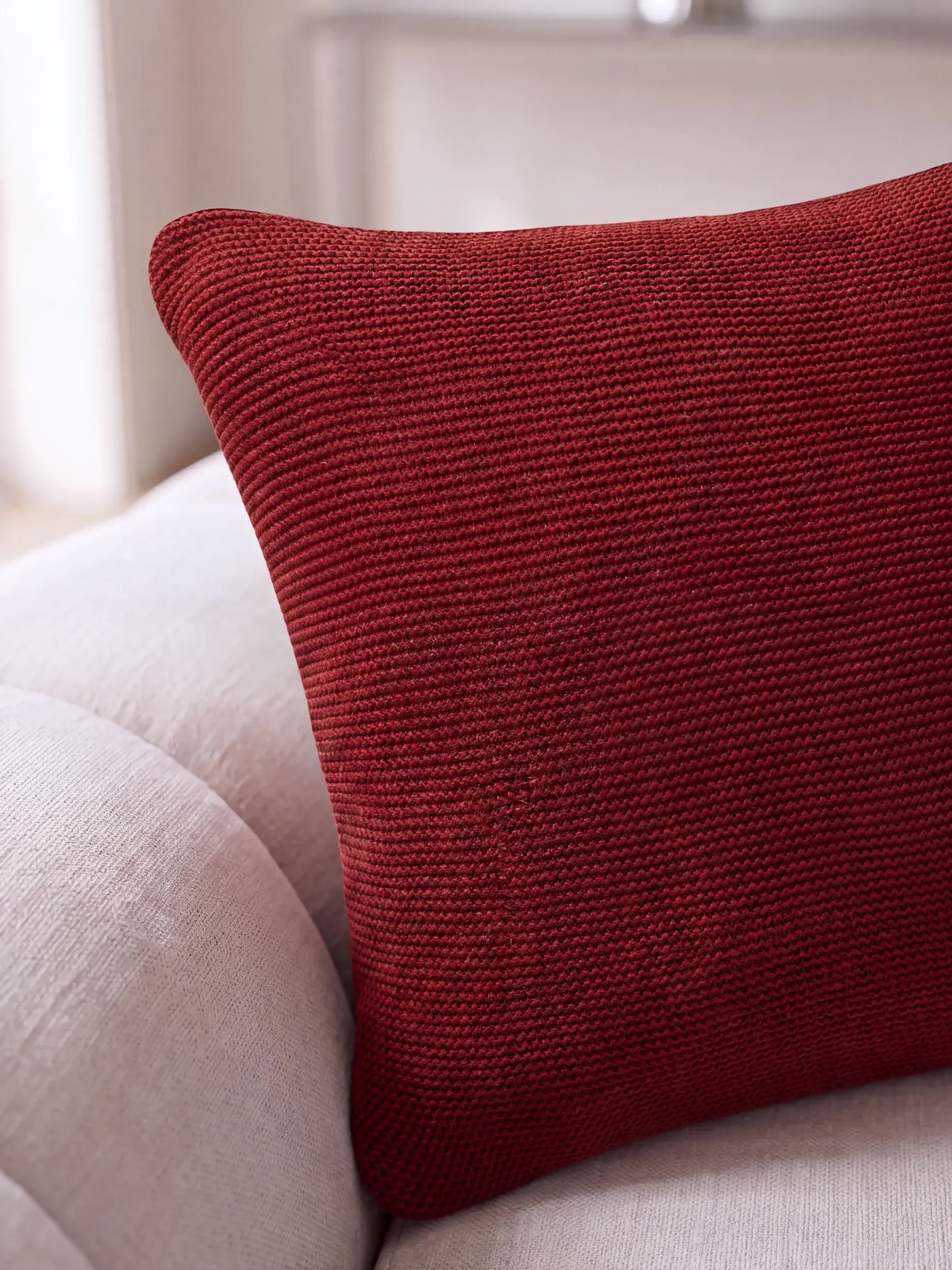 Kussen Helma Rood van benuta Pure