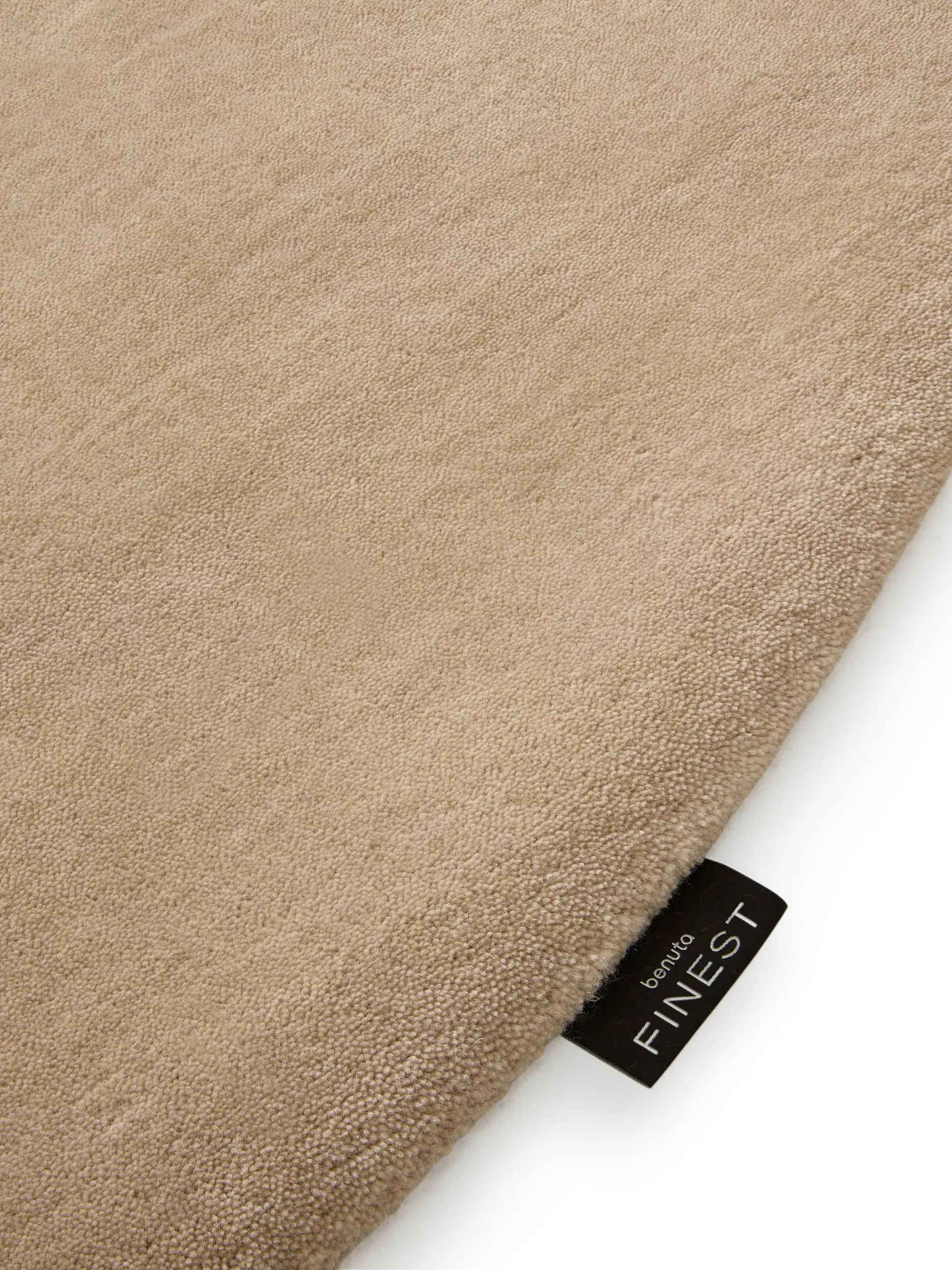 Teppich Mono aus 100% Baumwolle in Beige von benuta