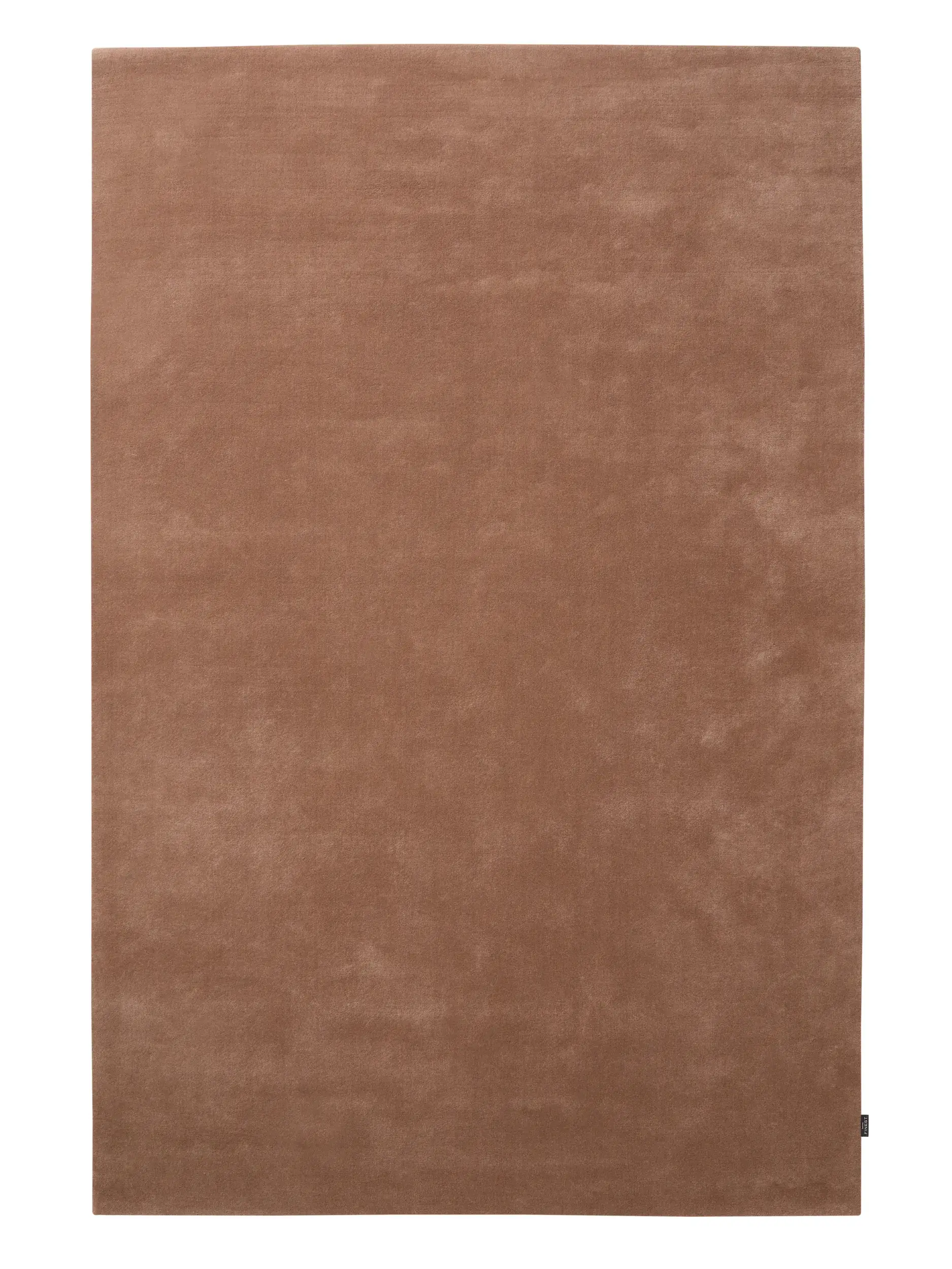 Teppich Mono aus 100% Baumwolle in Braun von benuta
