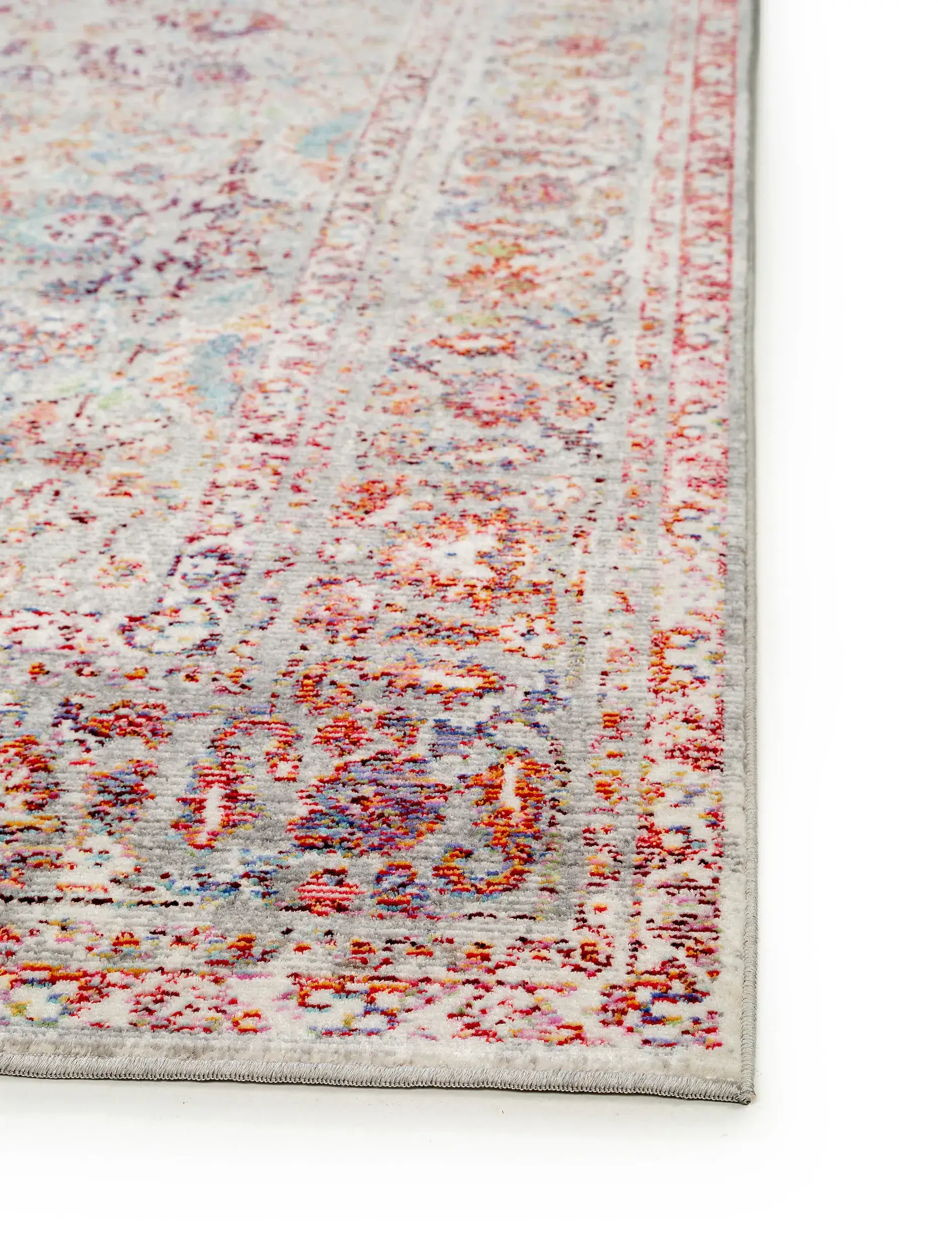 Teppich aus 100% Polyester in Multicolor mit 100% Polyester hohem Flor von benuta Nest
