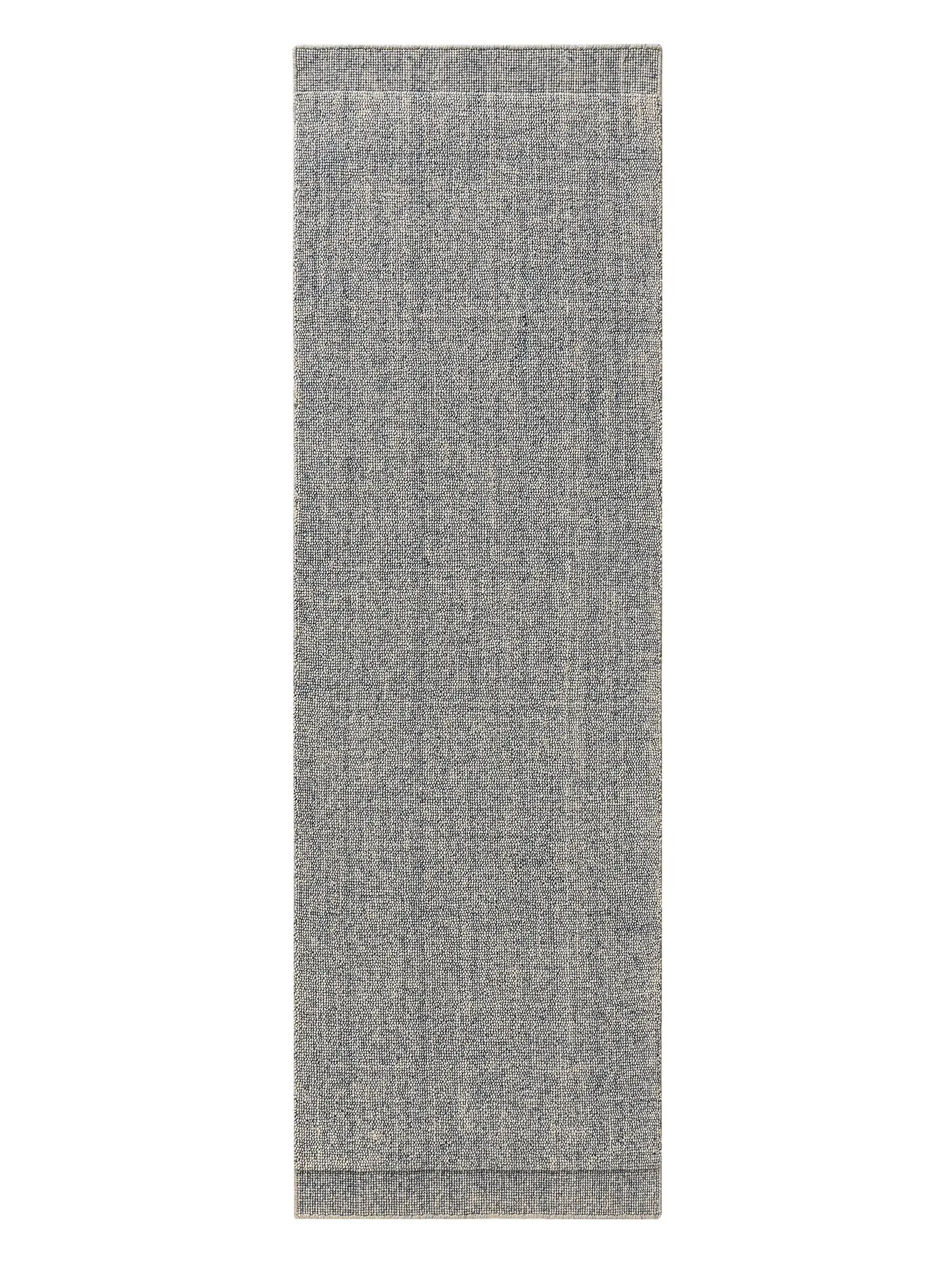 Wollen Vloerkleed Loper Imke Blauw van 
